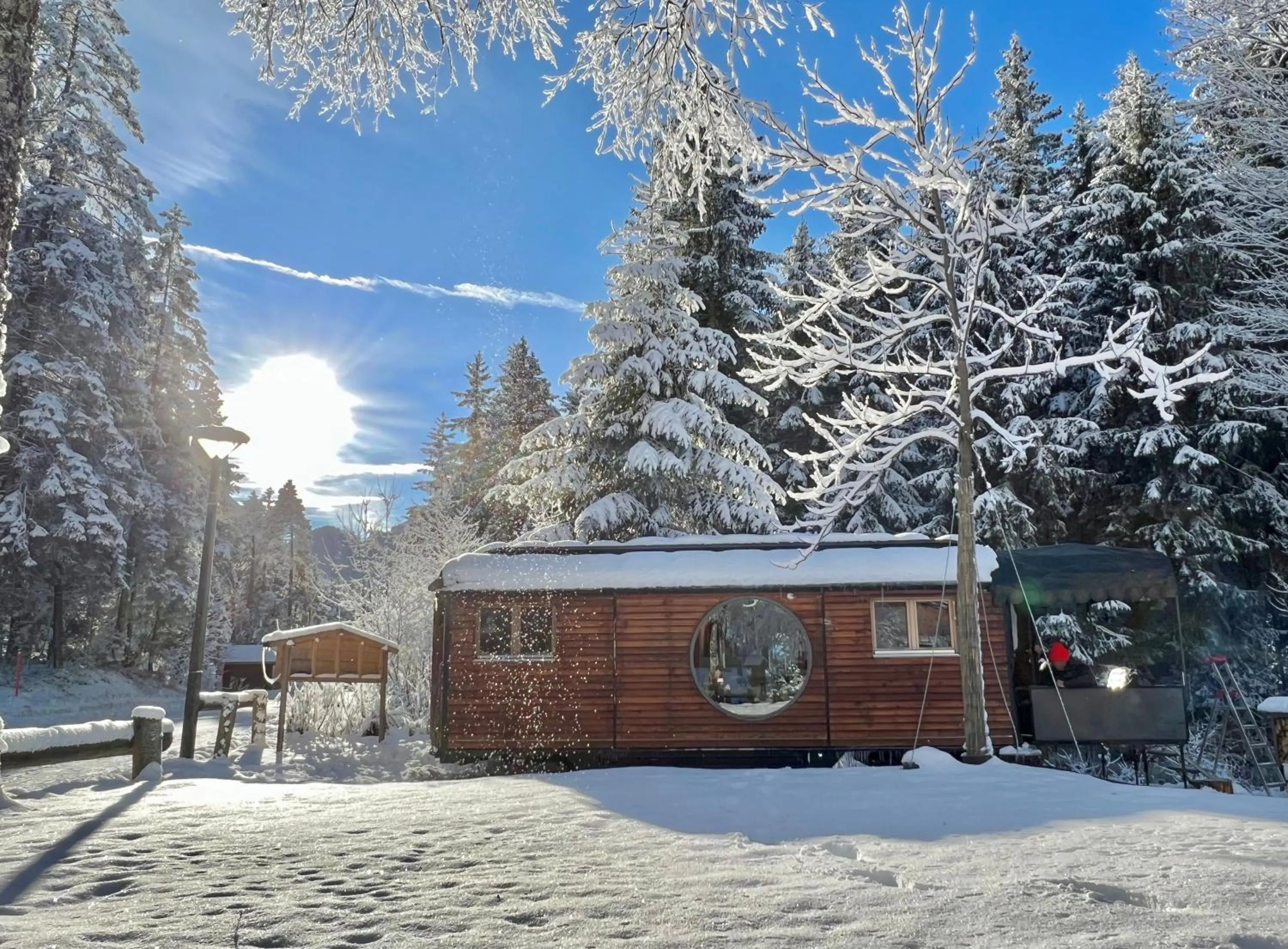 Mobile Home in Typically Swiss Hotel Ermitage