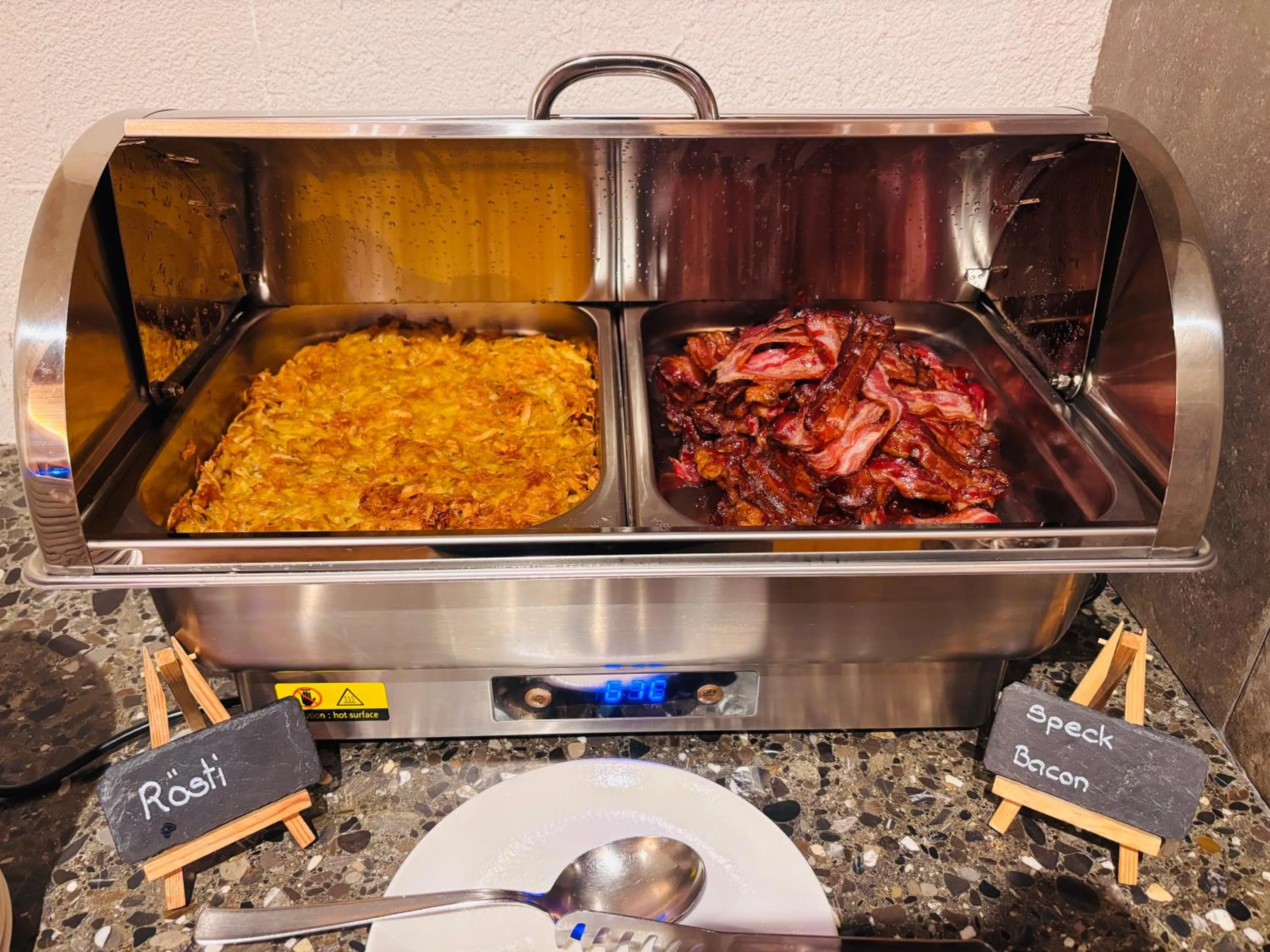 Breakfast in Typically Swiss Hotel Ermitage