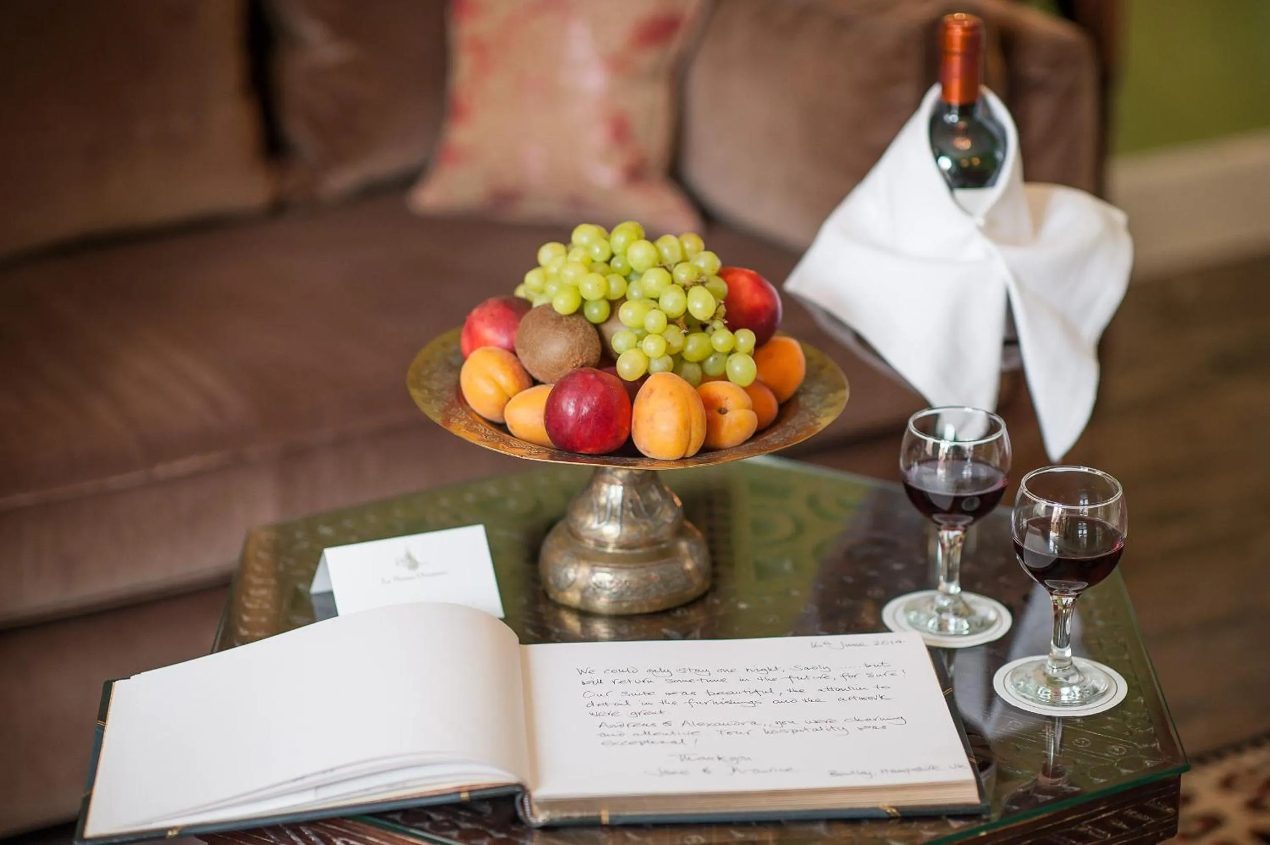 Food and drinks in La Maison Ottomane