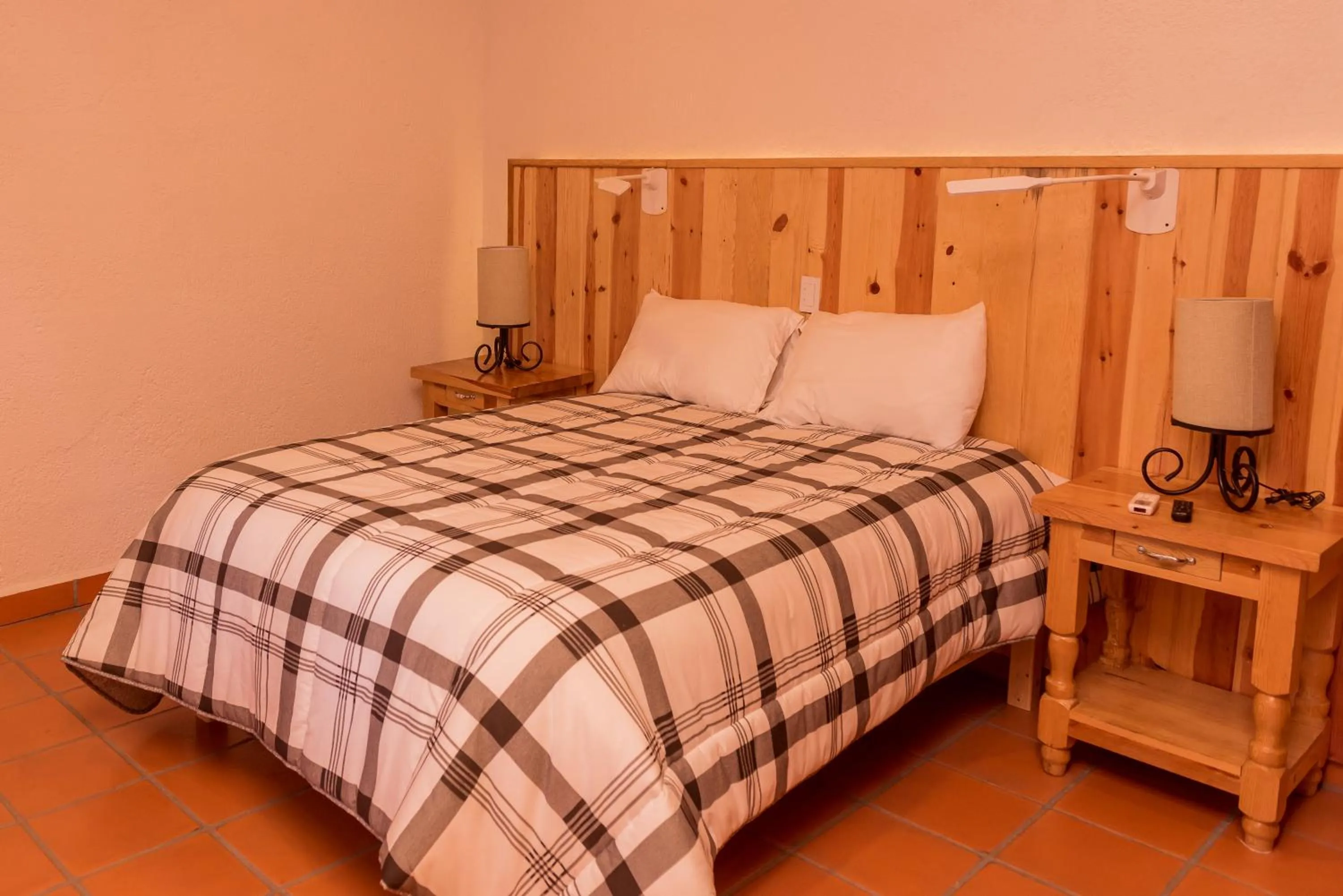 Bed in Hacienda Don Armando Boutique & Spa