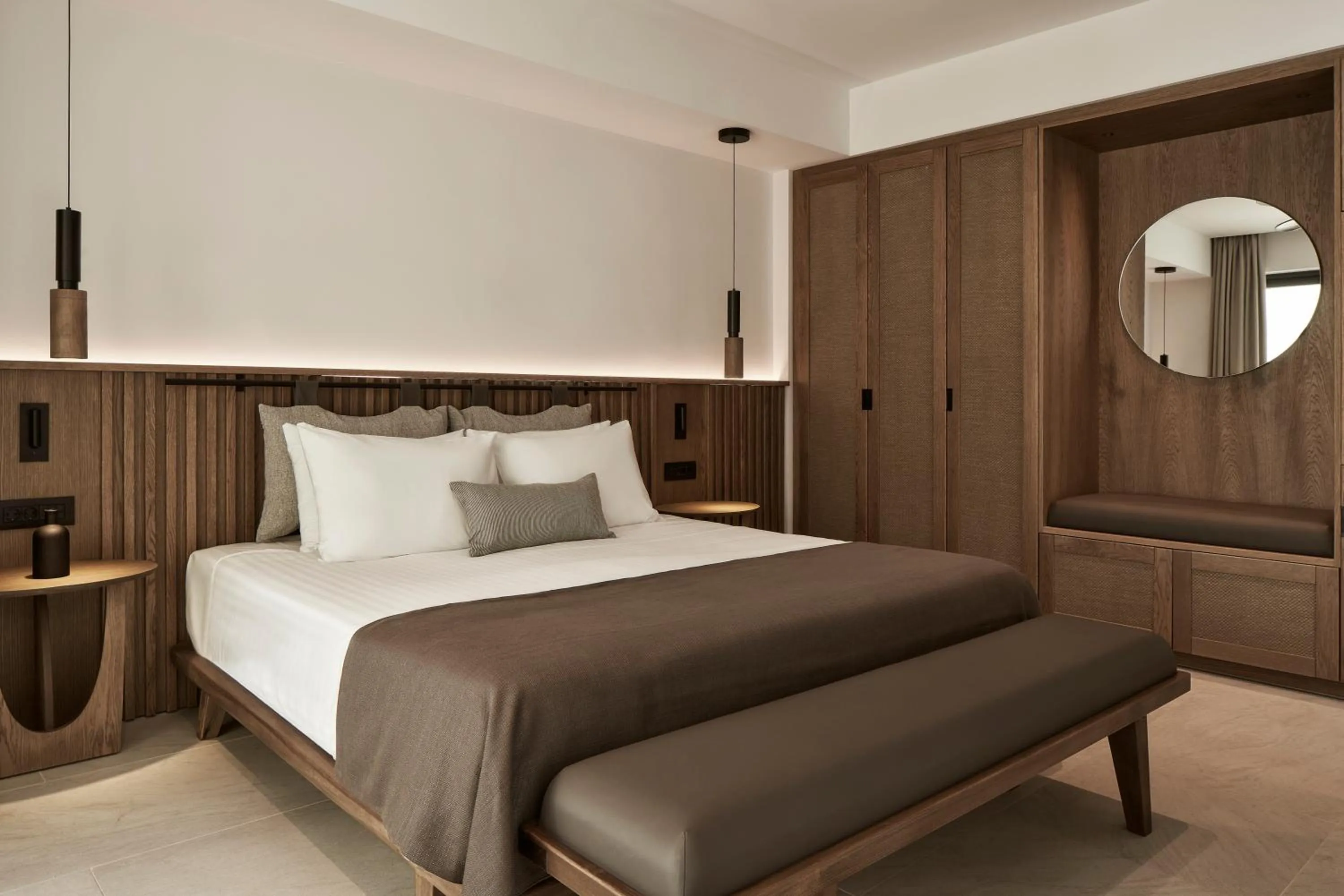 Bedroom, Bed in The Olivar Suites
