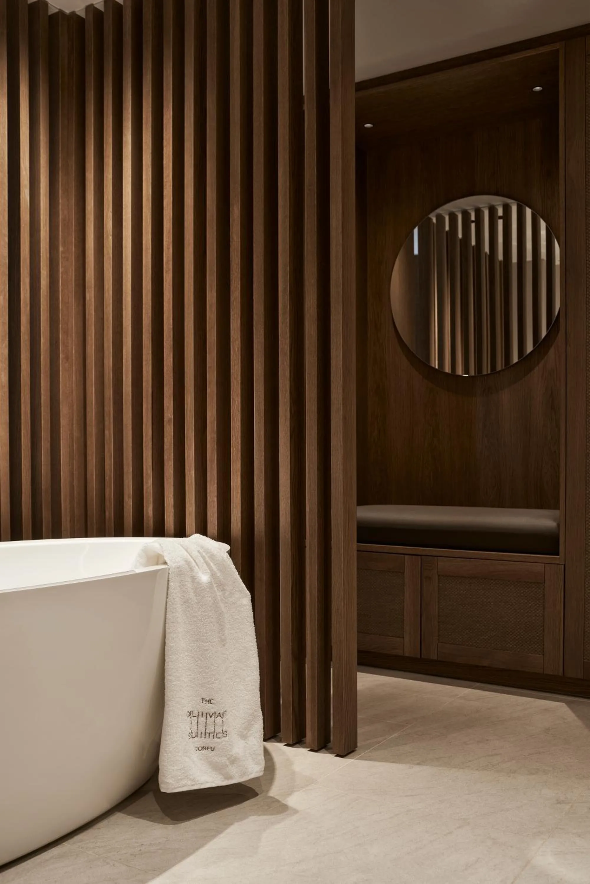 Seating area in The Olivar Suites