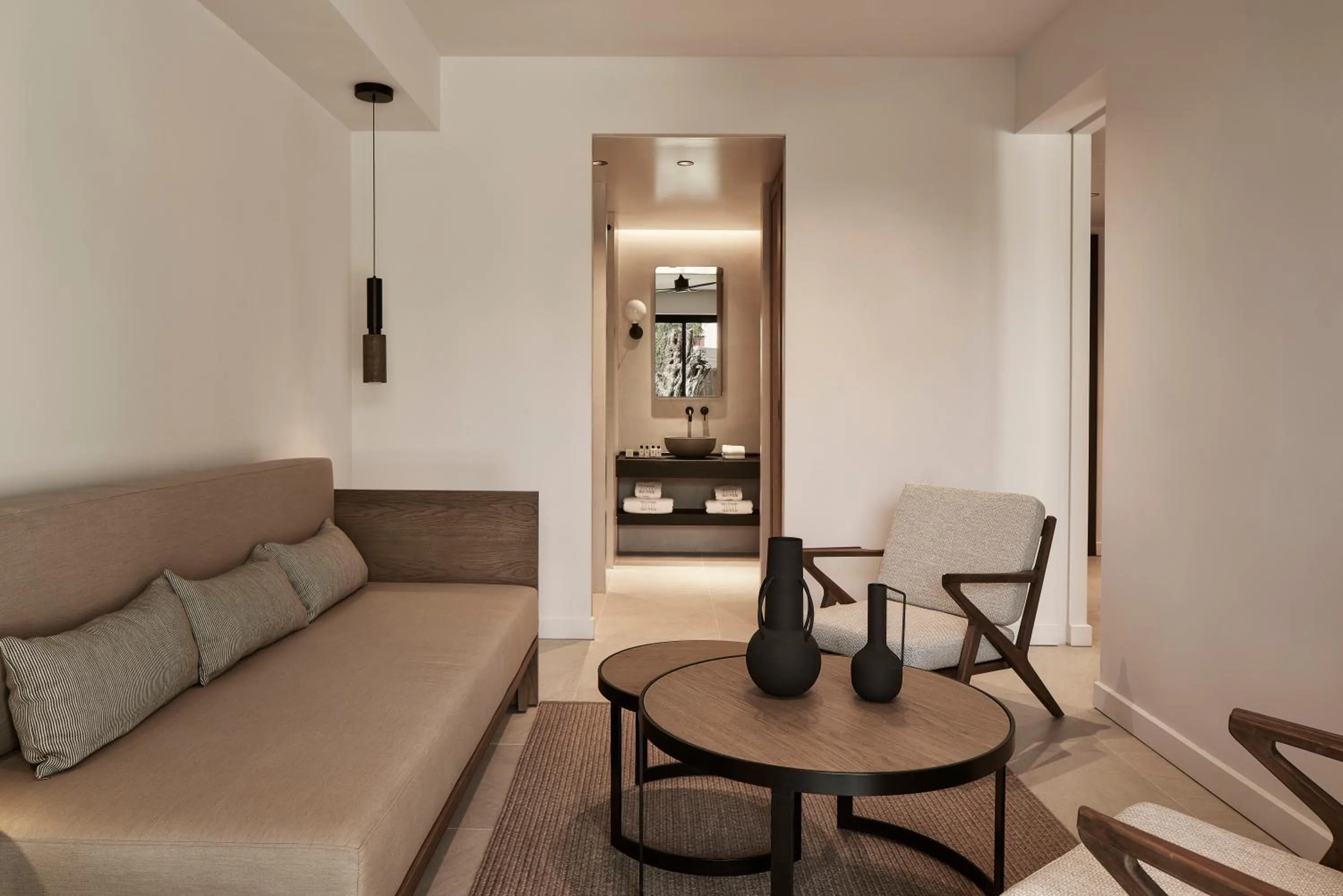 Living room in The Olivar Suites