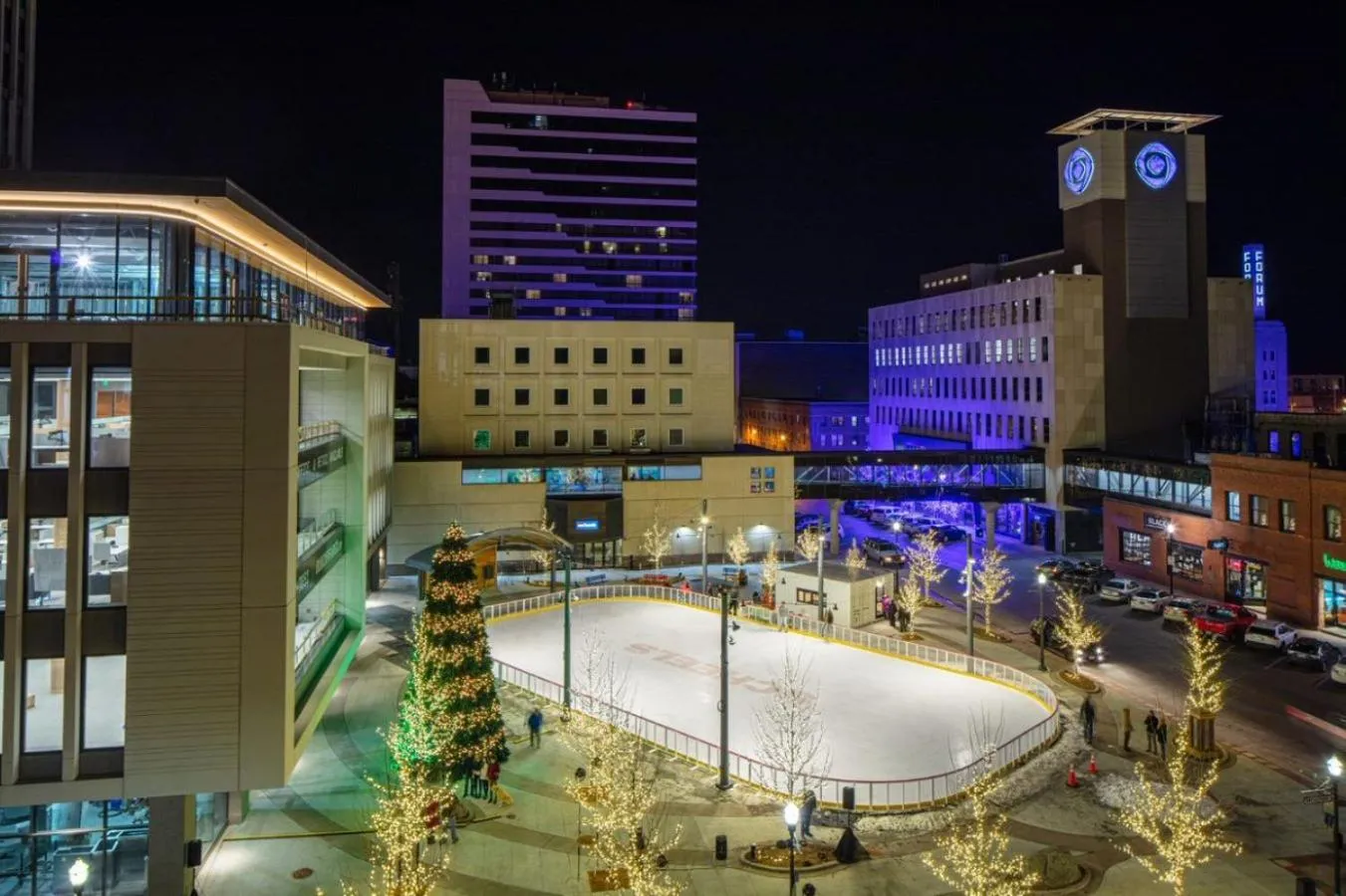 Bird's eye view in Jasper Hotel