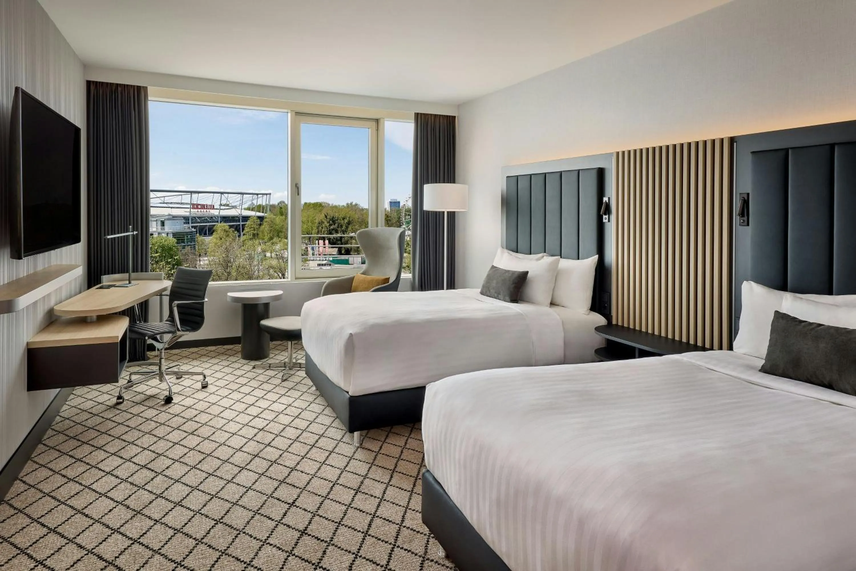 Photo of the whole room, Bed in Courtyard by Marriott Hannover Maschsee