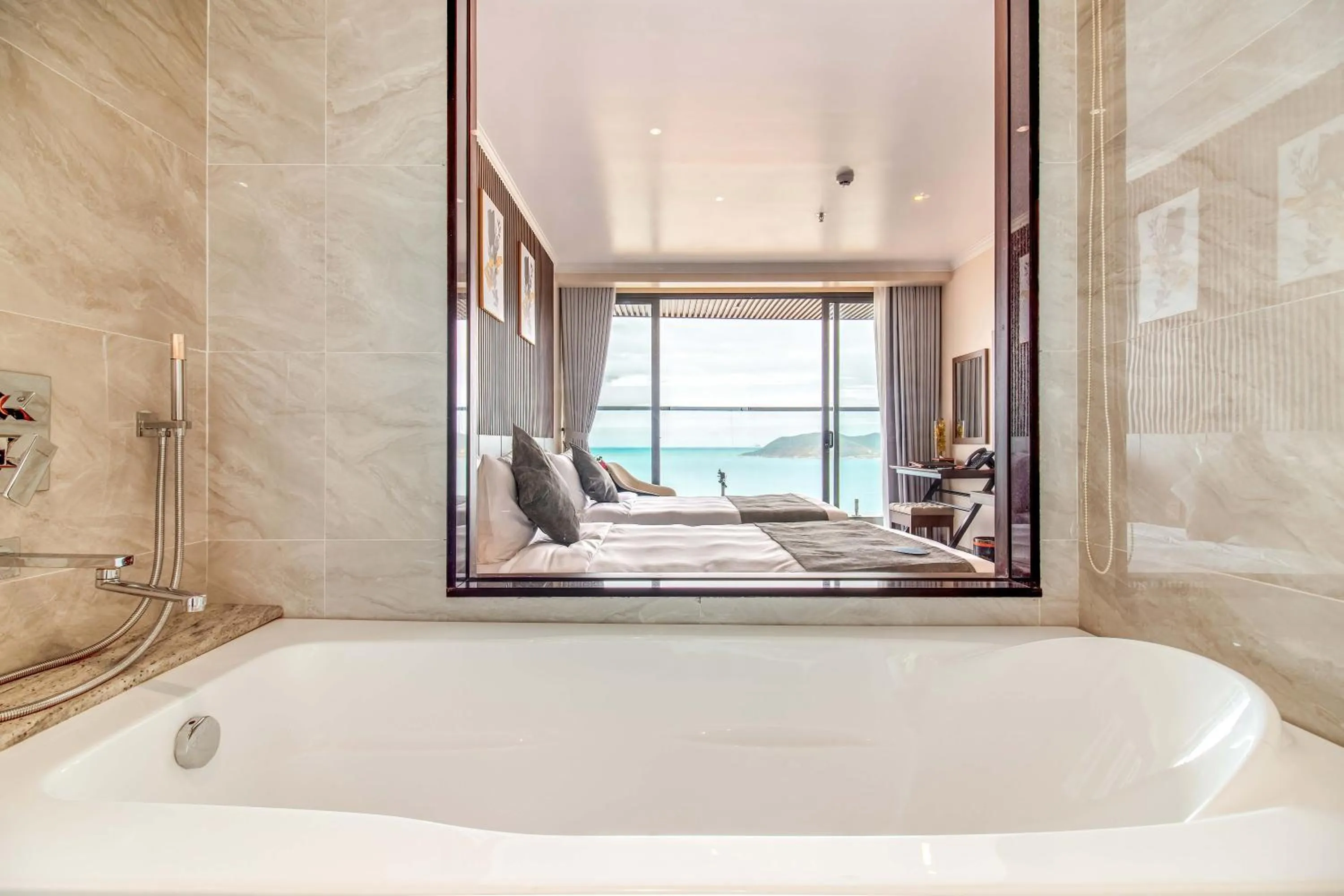 Bathroom in La Vague Hotel