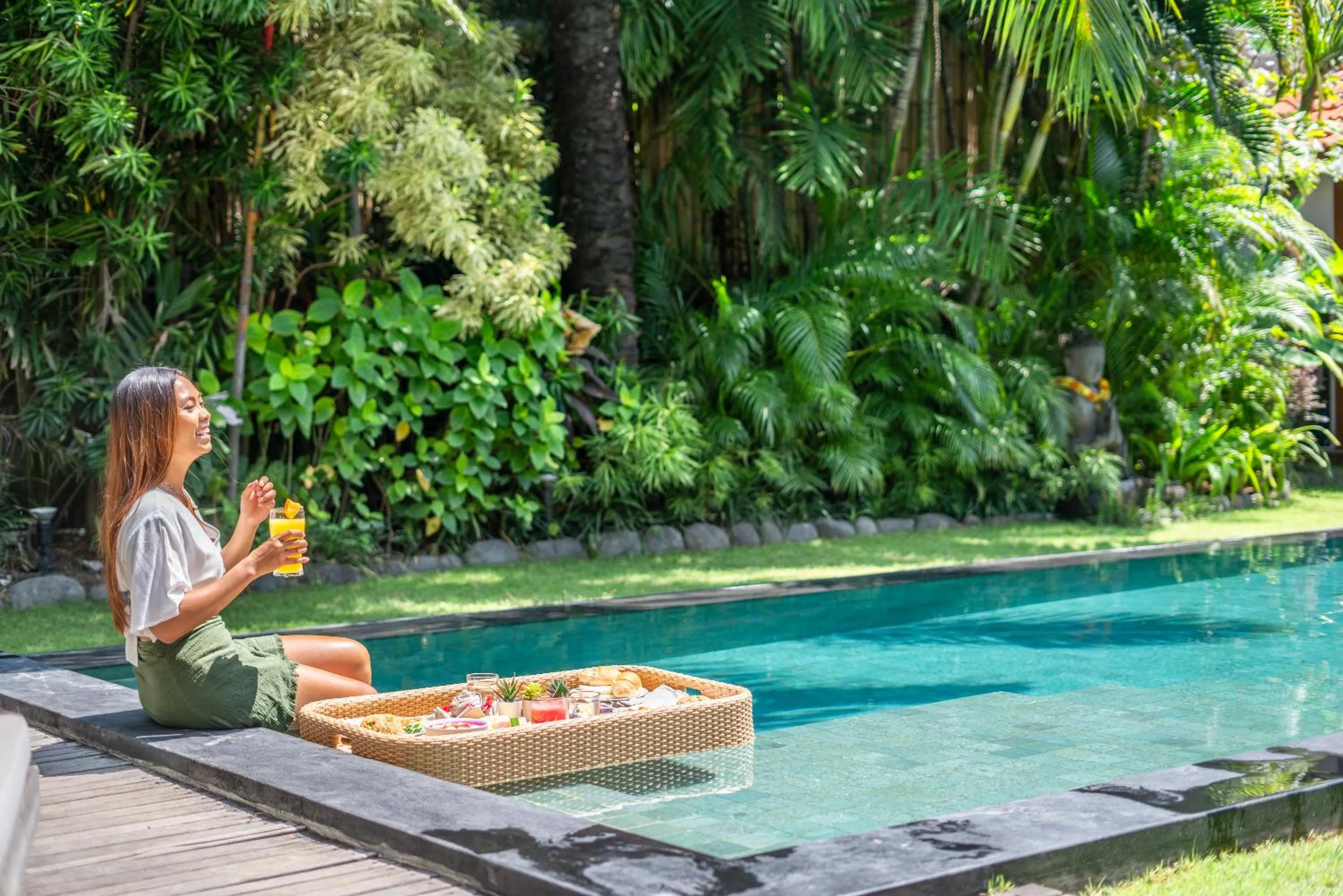 Swimming pool in Villa Litera Canggu Bali
