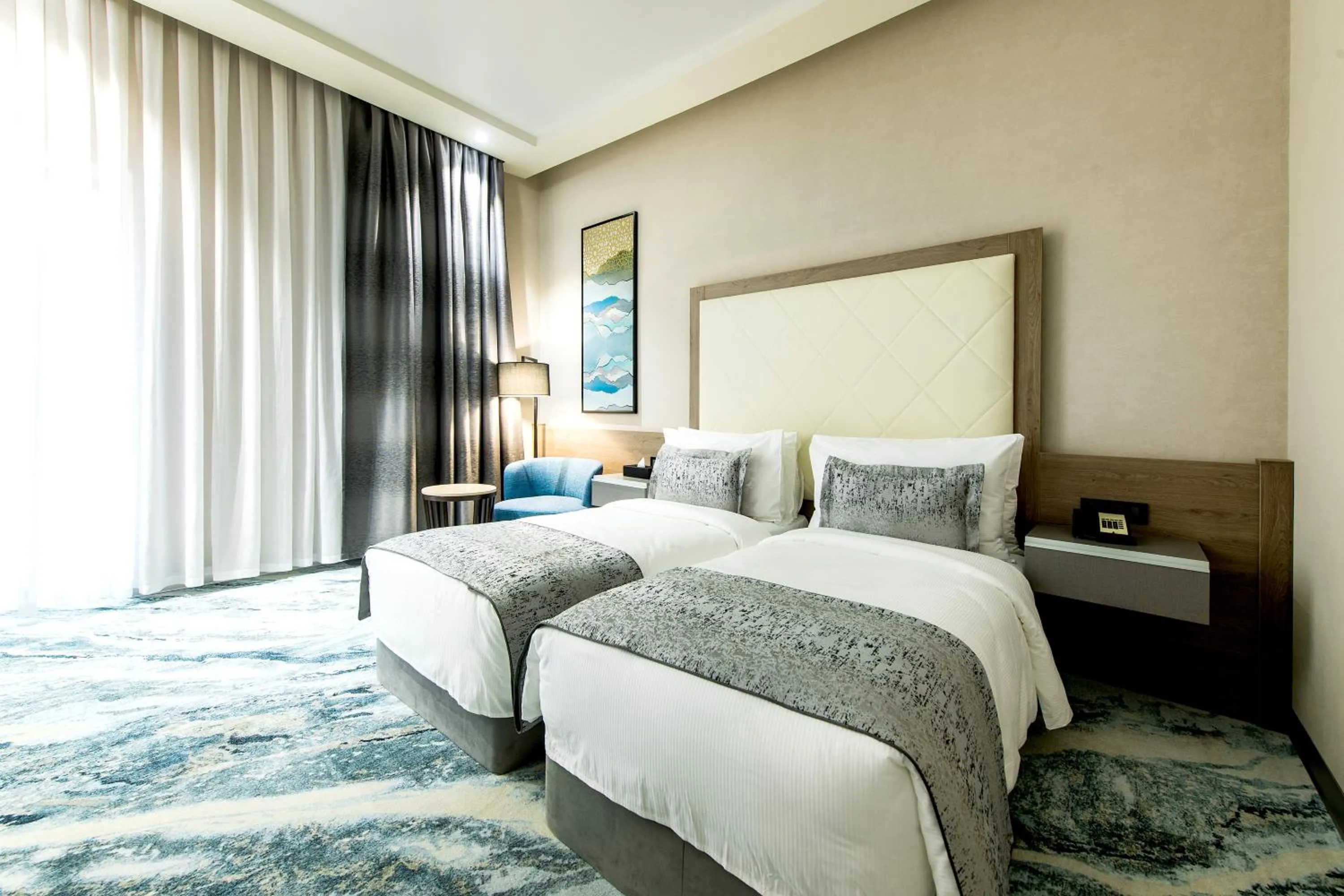 Bed in Rixos Turkistan