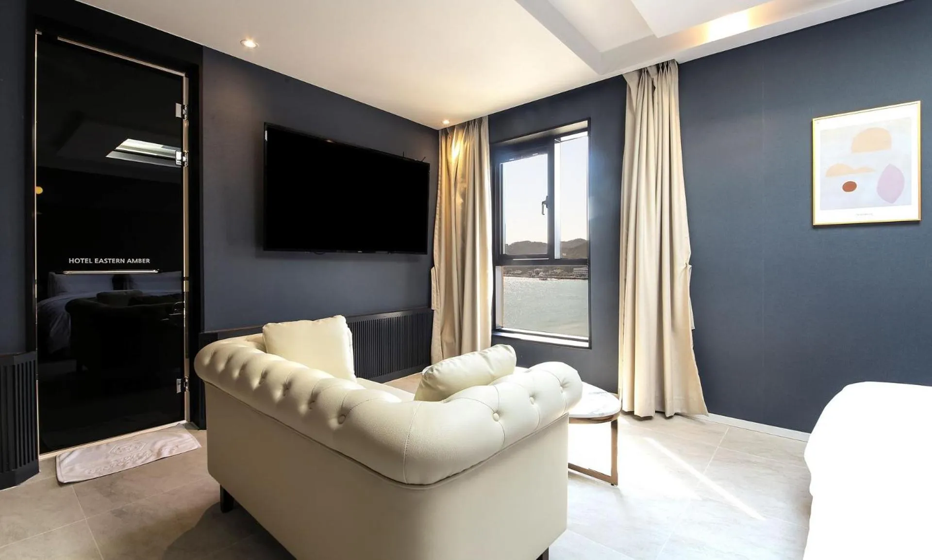 Living room in H moment Hotel songjeong