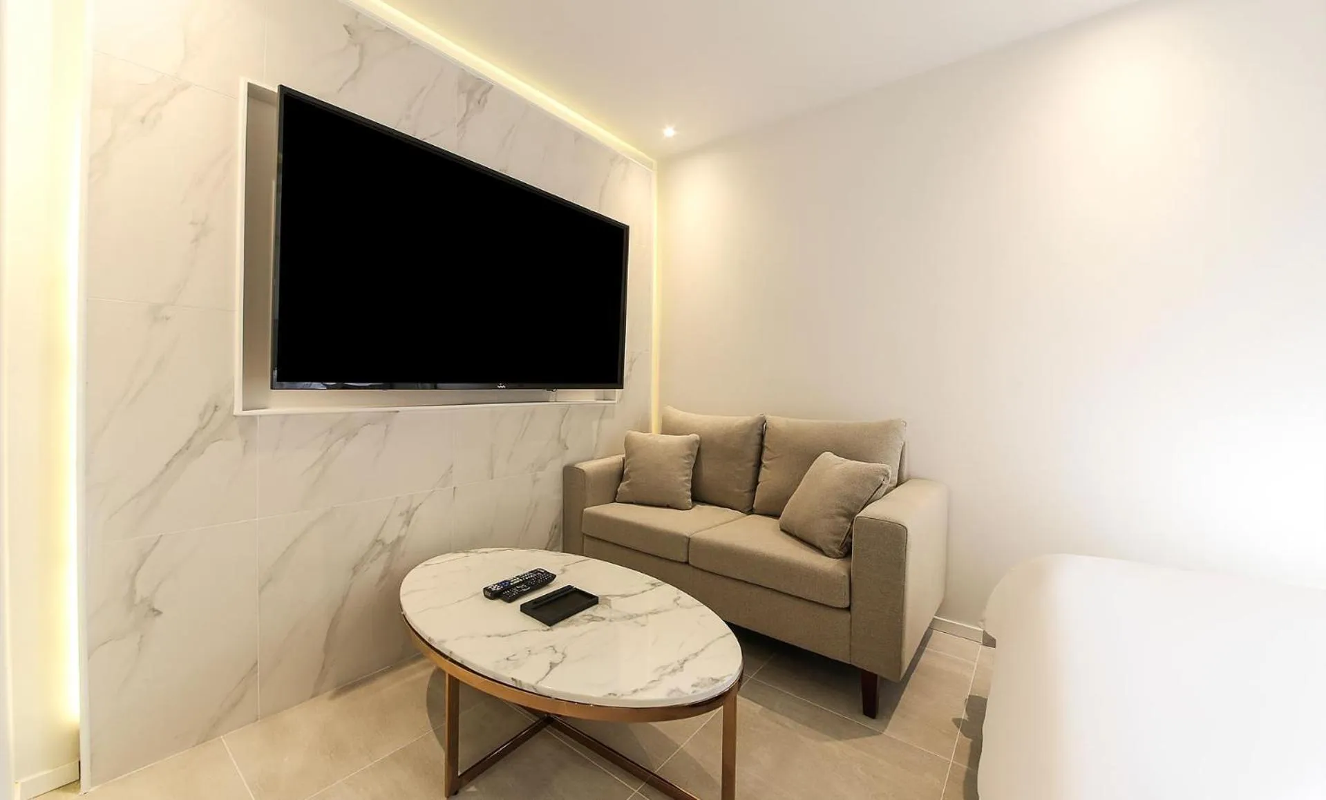 Living room in H moment Hotel songjeong