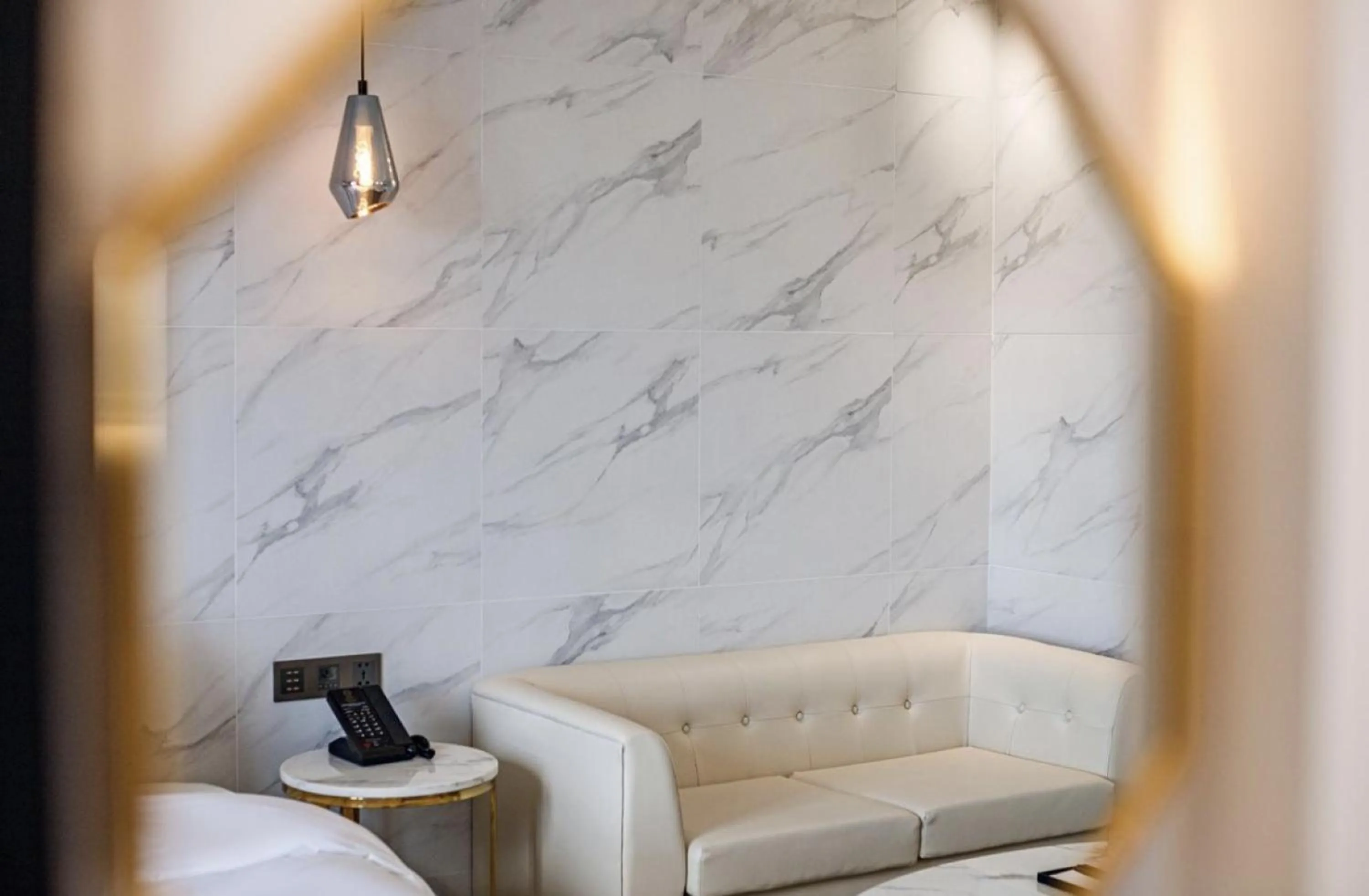 Living room in H moment Hotel songjeong