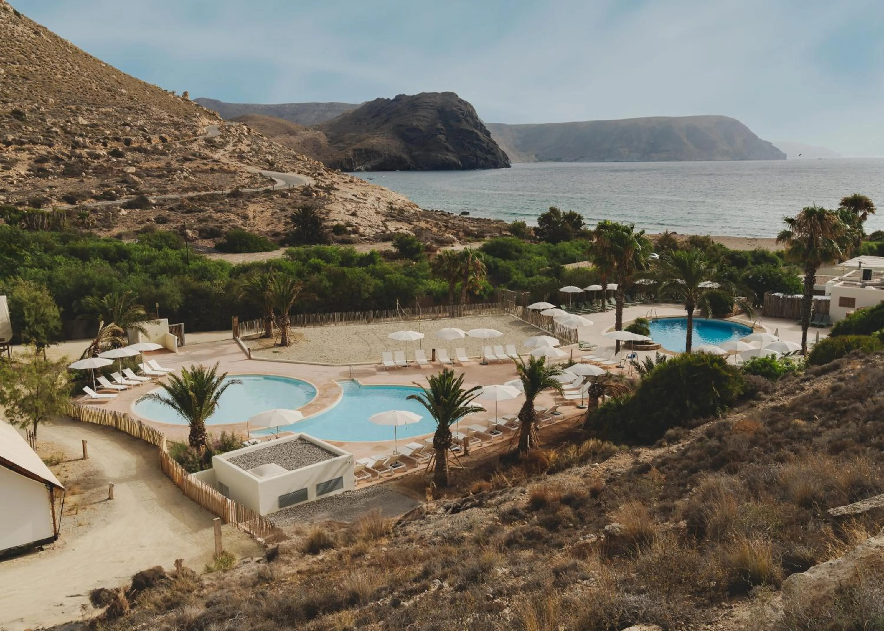 Natural landscape in wecamp Cabo de Gata