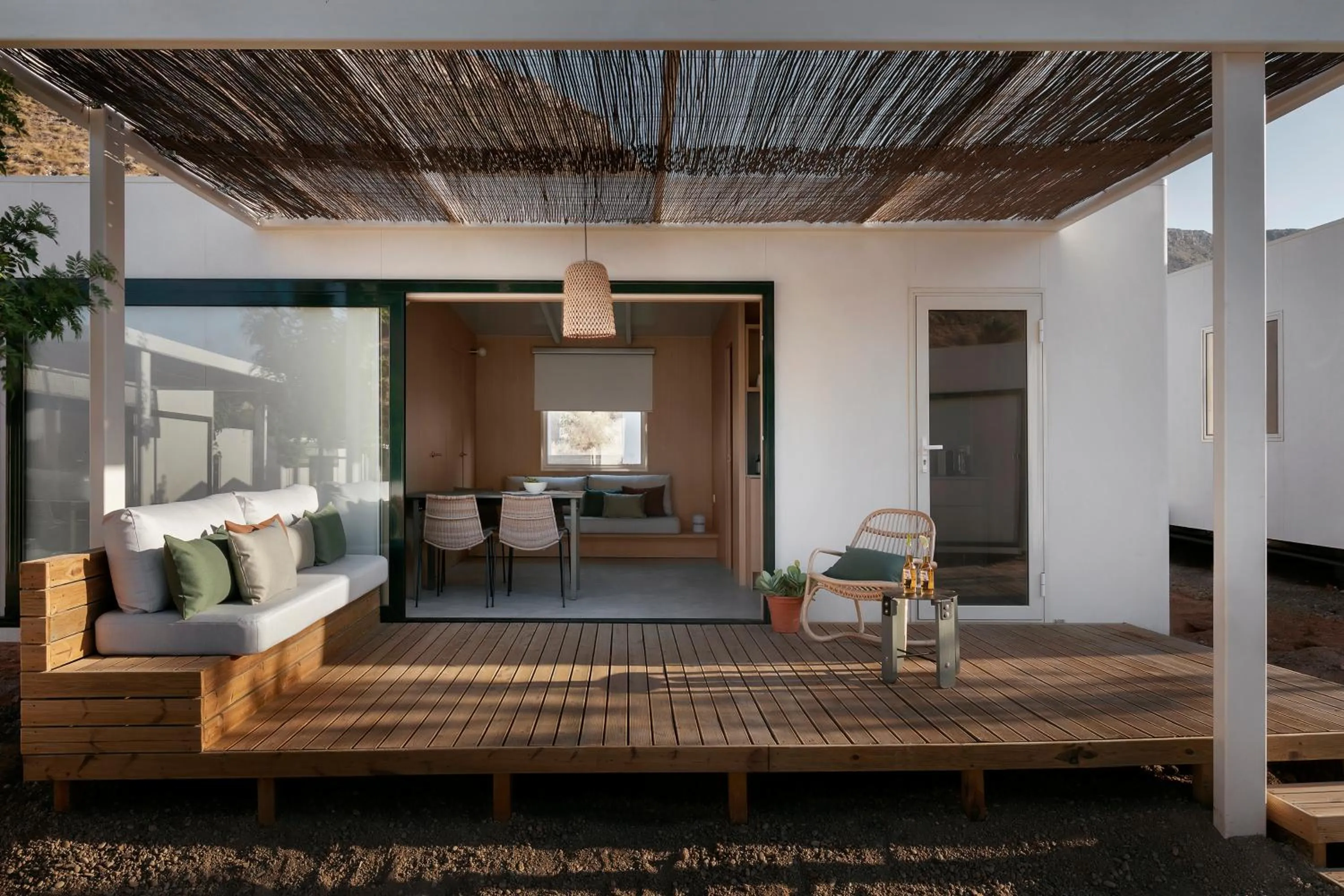 Seating area in wecamp Cabo de Gata