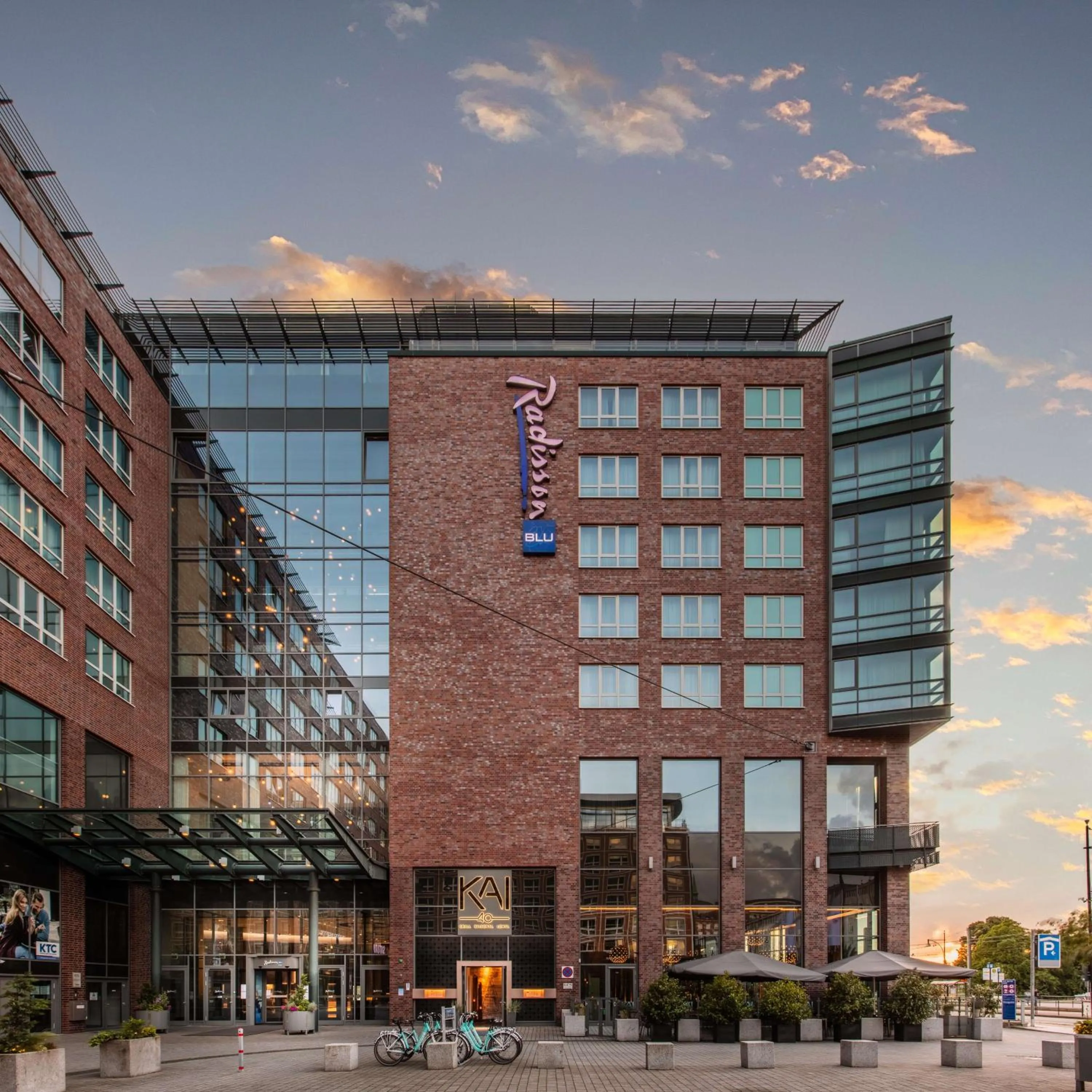 Property building in Radisson Blu Hotel Rostock