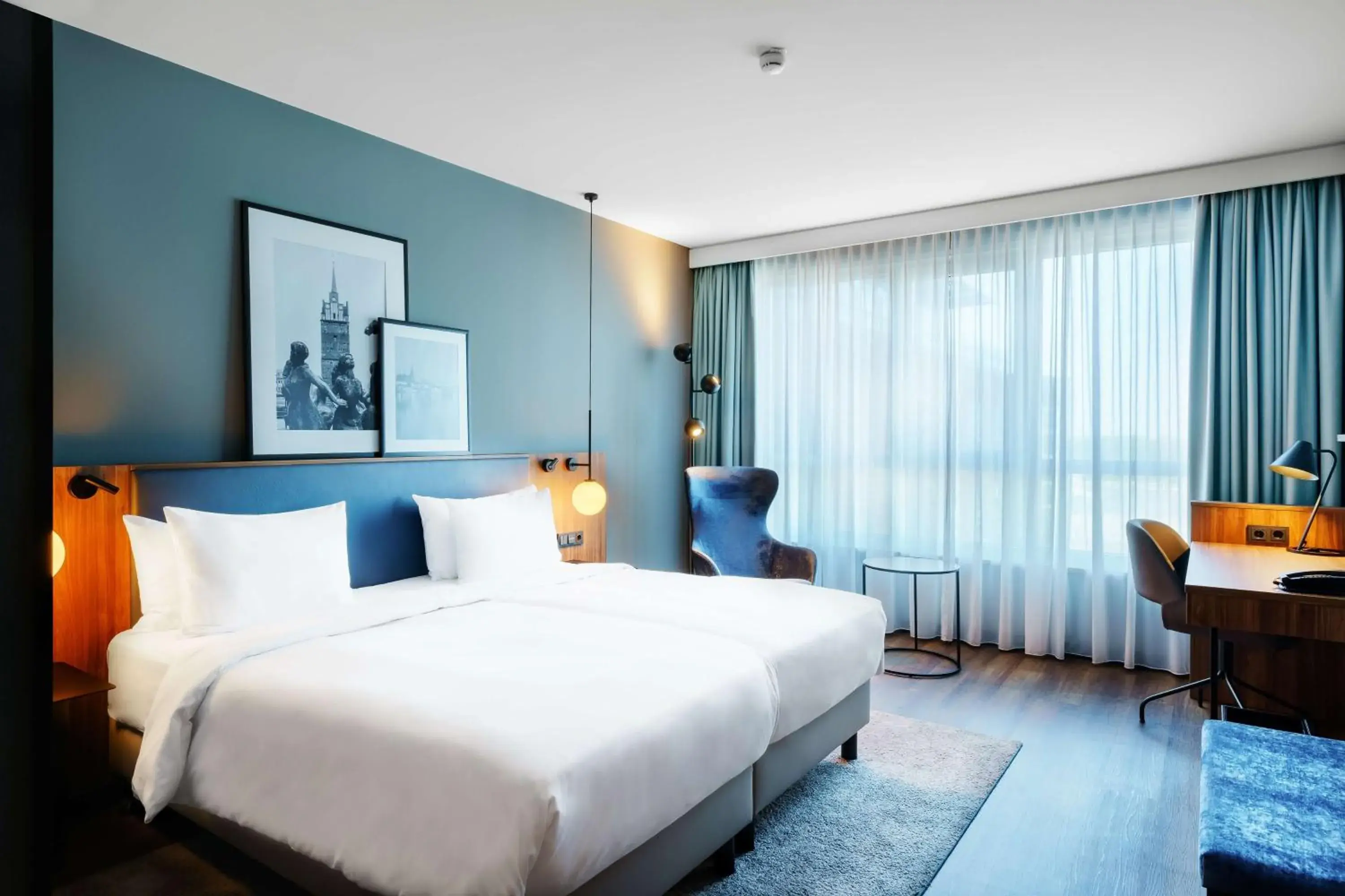 Bedroom in Radisson Blu Hotel Rostock Bedroom in Radisson Blu Hotel Rostock