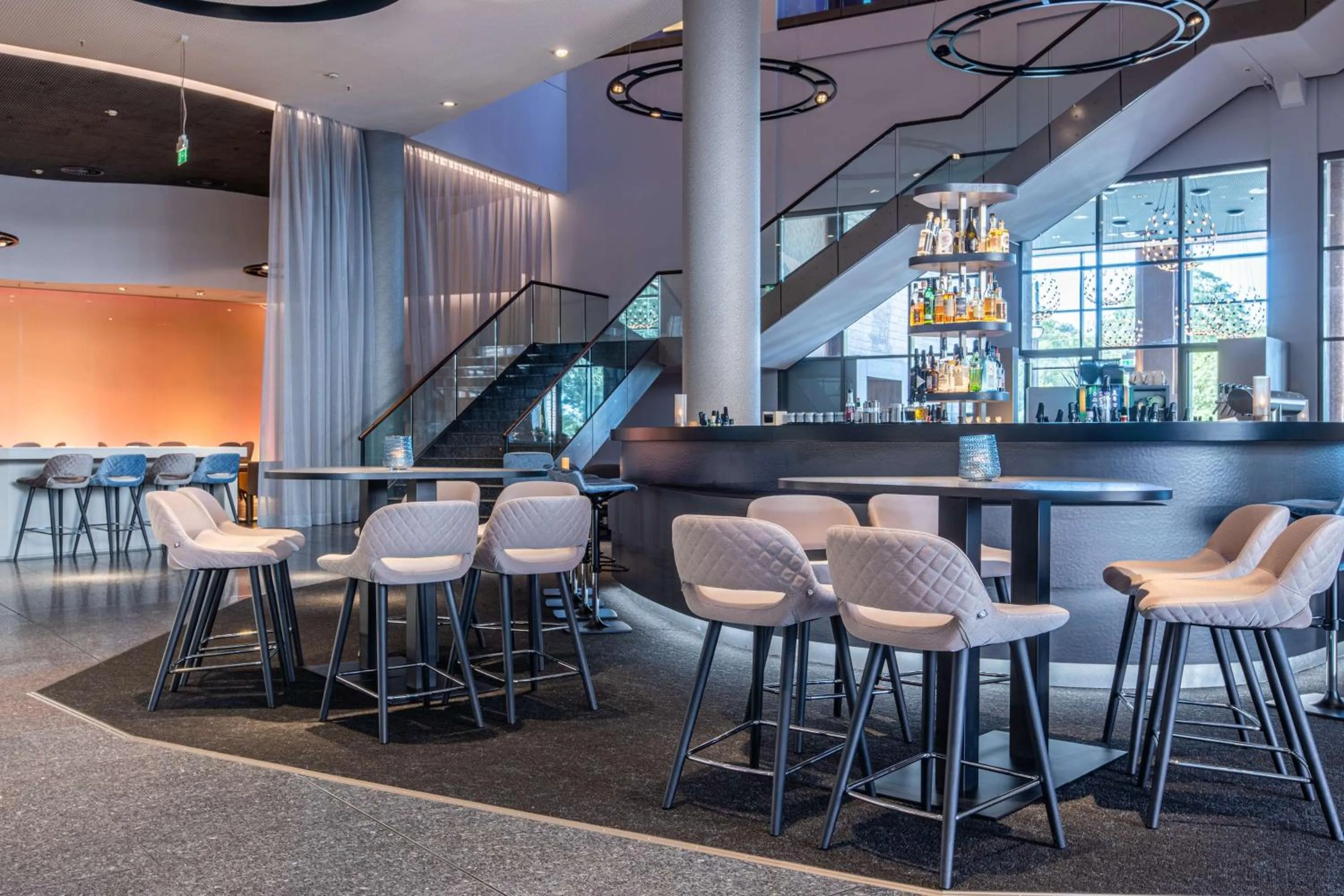 Lounge or bar in Radisson Blu Hotel Rostock