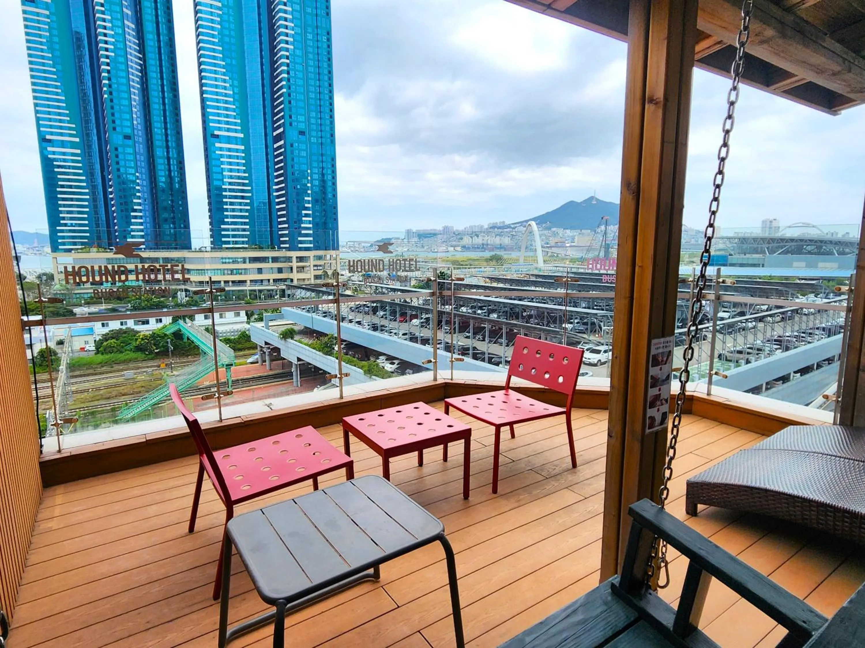 Balcony/Terrace in Hound Hotel Busan Station