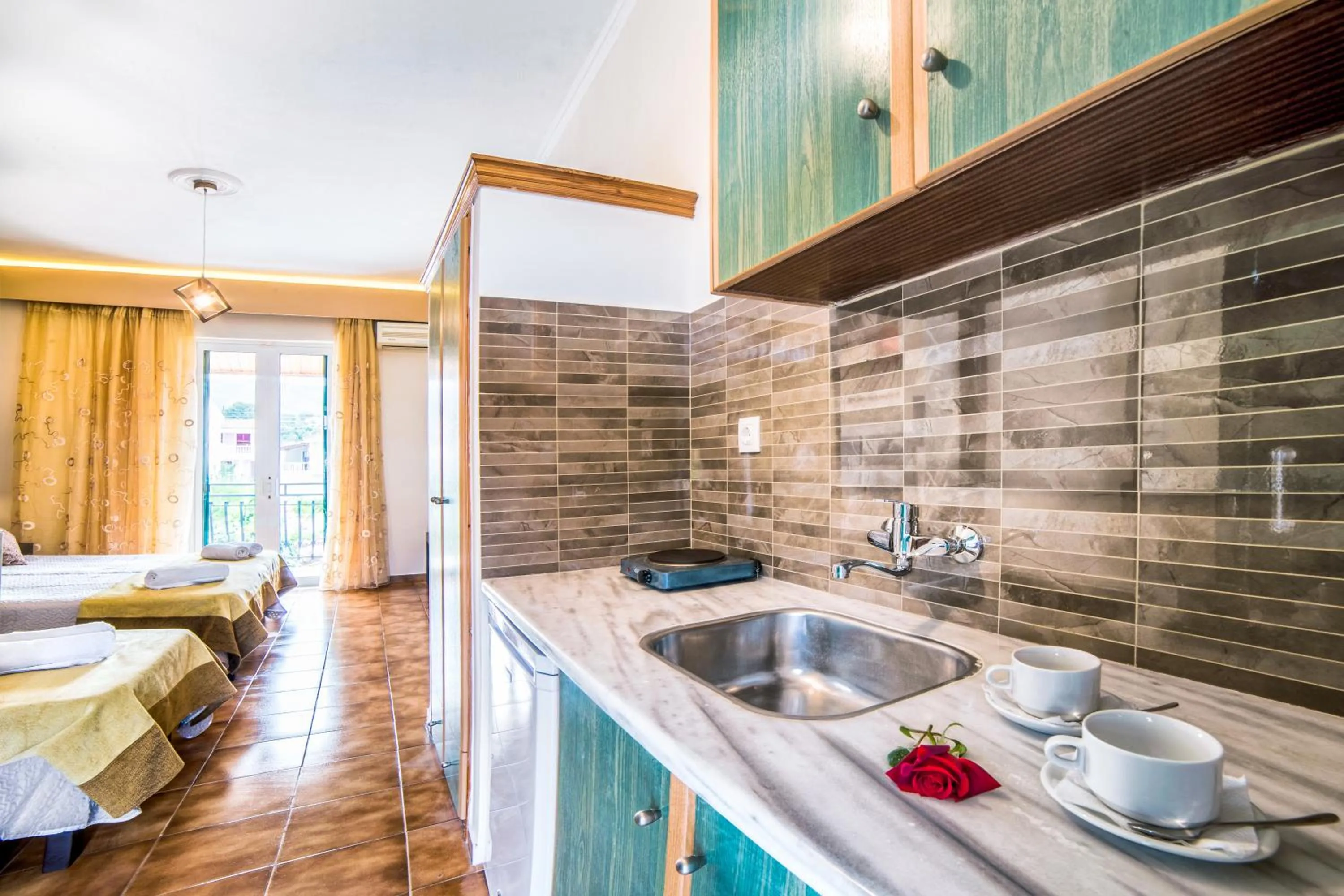 Bed in Acapulco Marinos Apartments- Adults Only