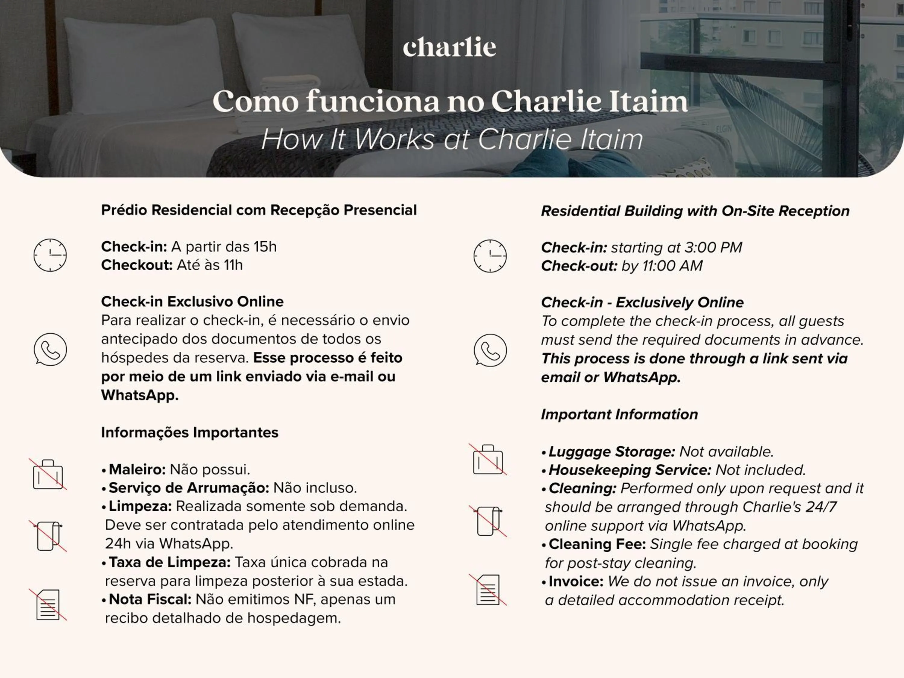 Text overlay in Charlie Itaim