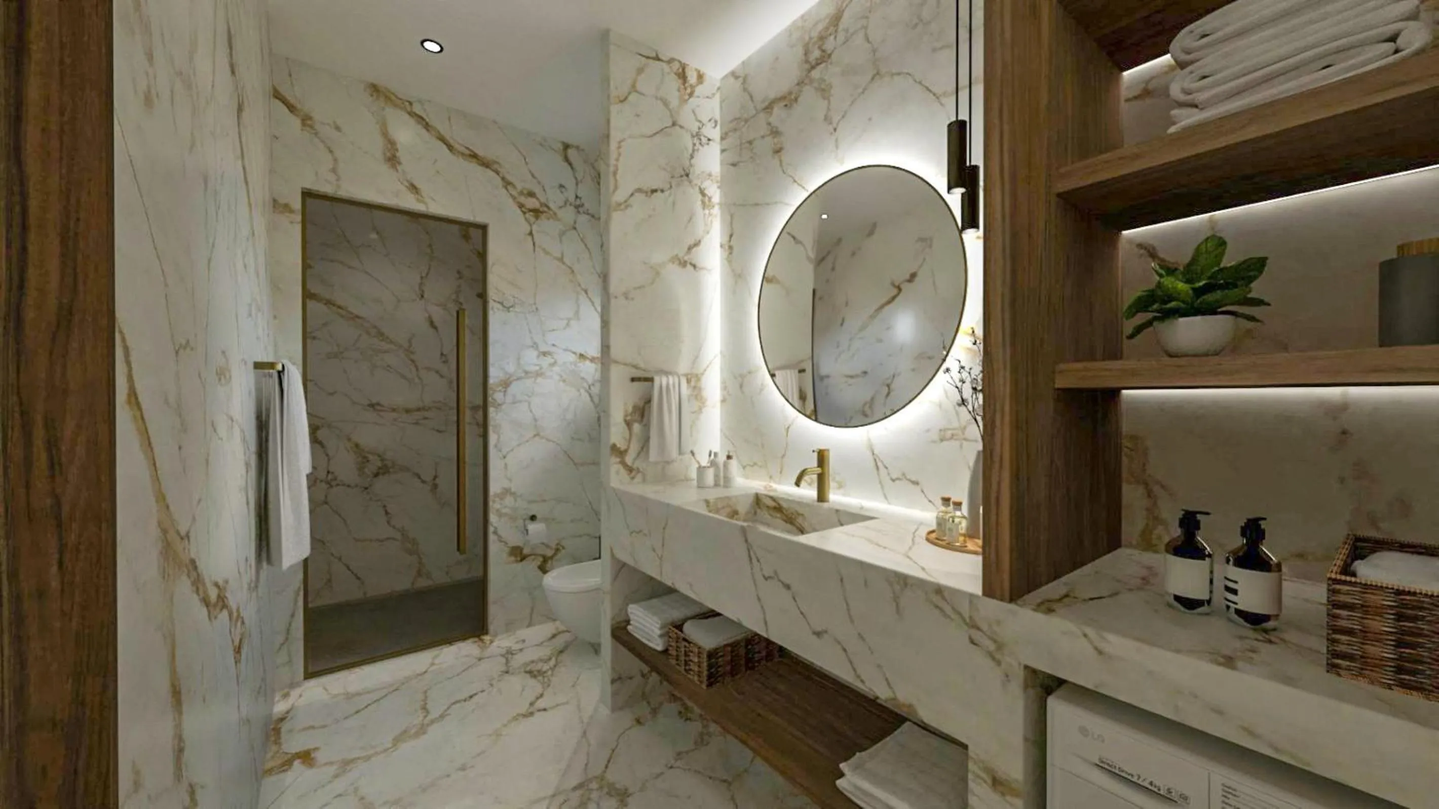 Shower in Four Seasons Villas