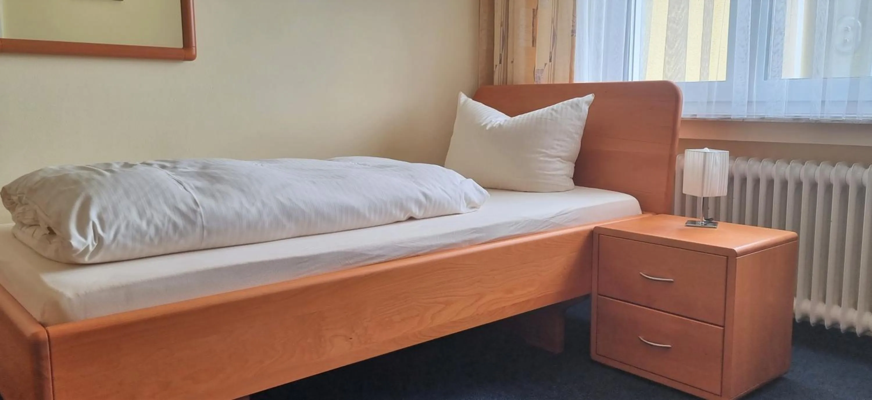 Bed in Hotel Seehalde