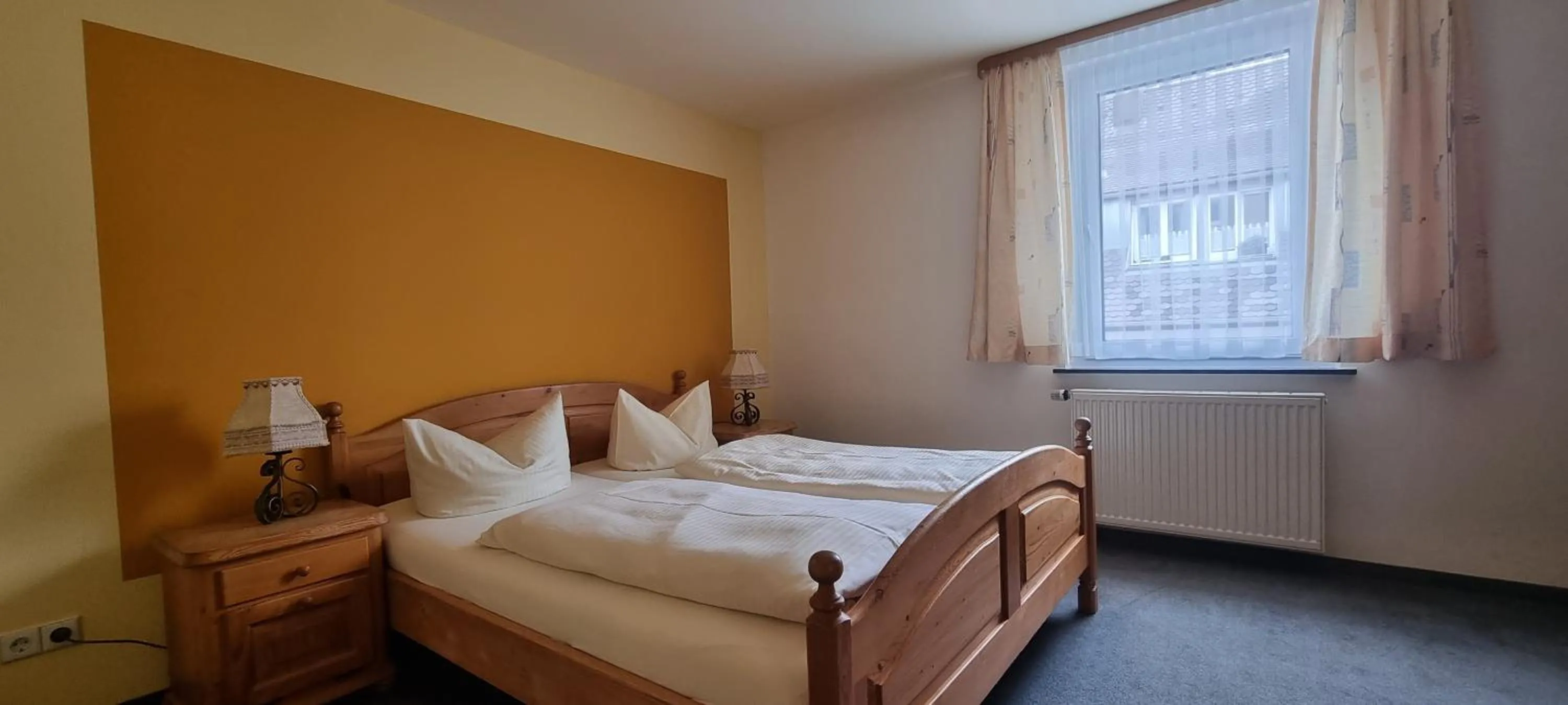 Bed in Hotel Seehalde