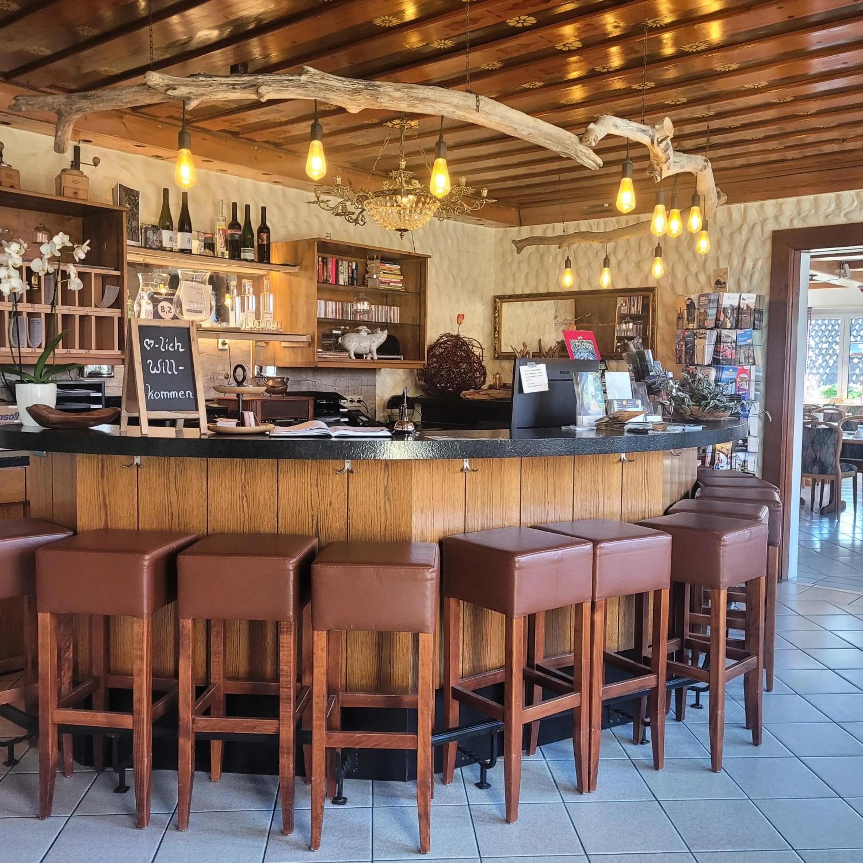 Lobby or reception in Hotel Seehalde