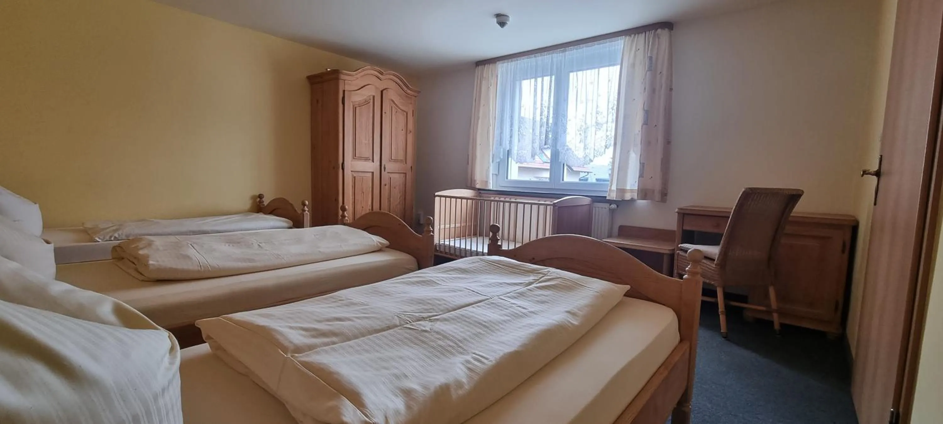 Bed in Hotel Seehalde
