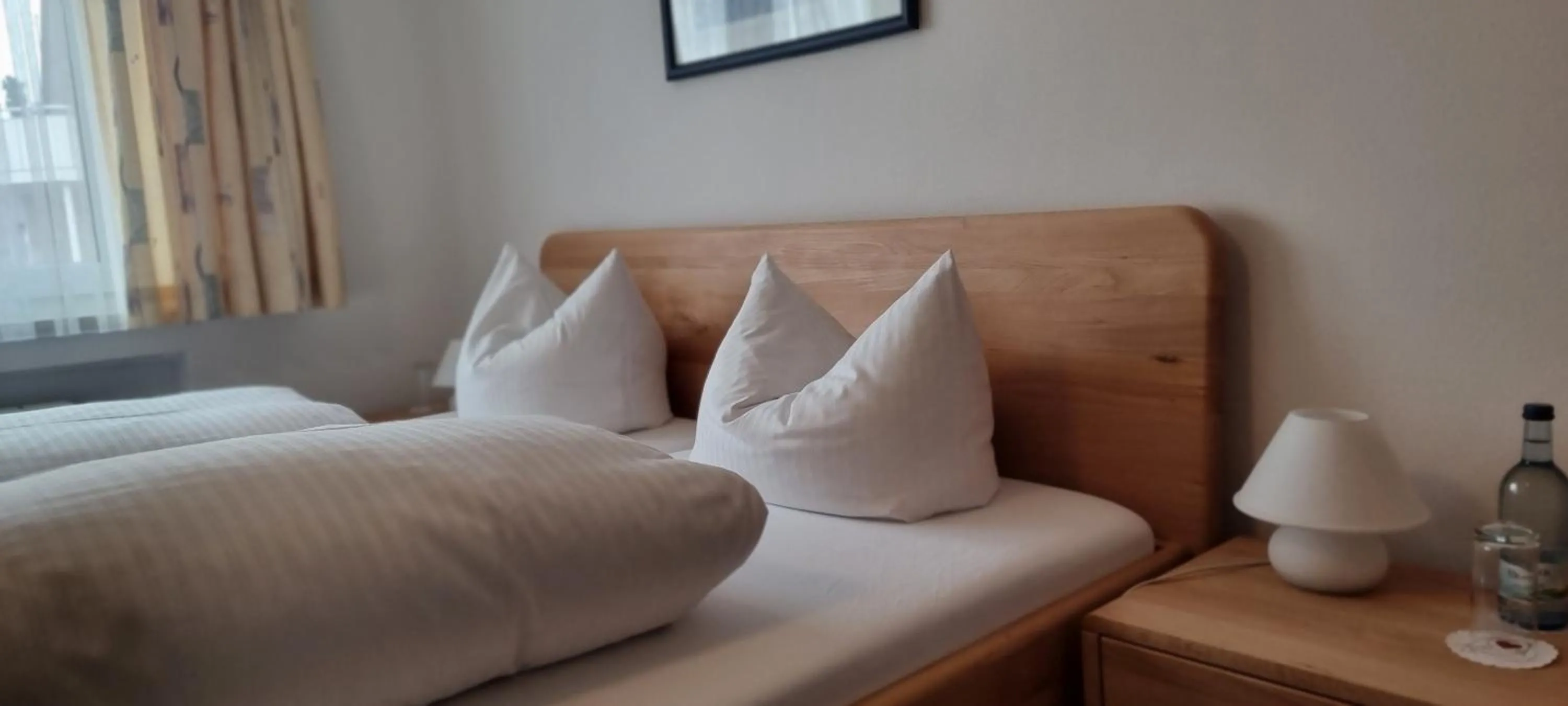 Bed in Hotel Seehalde