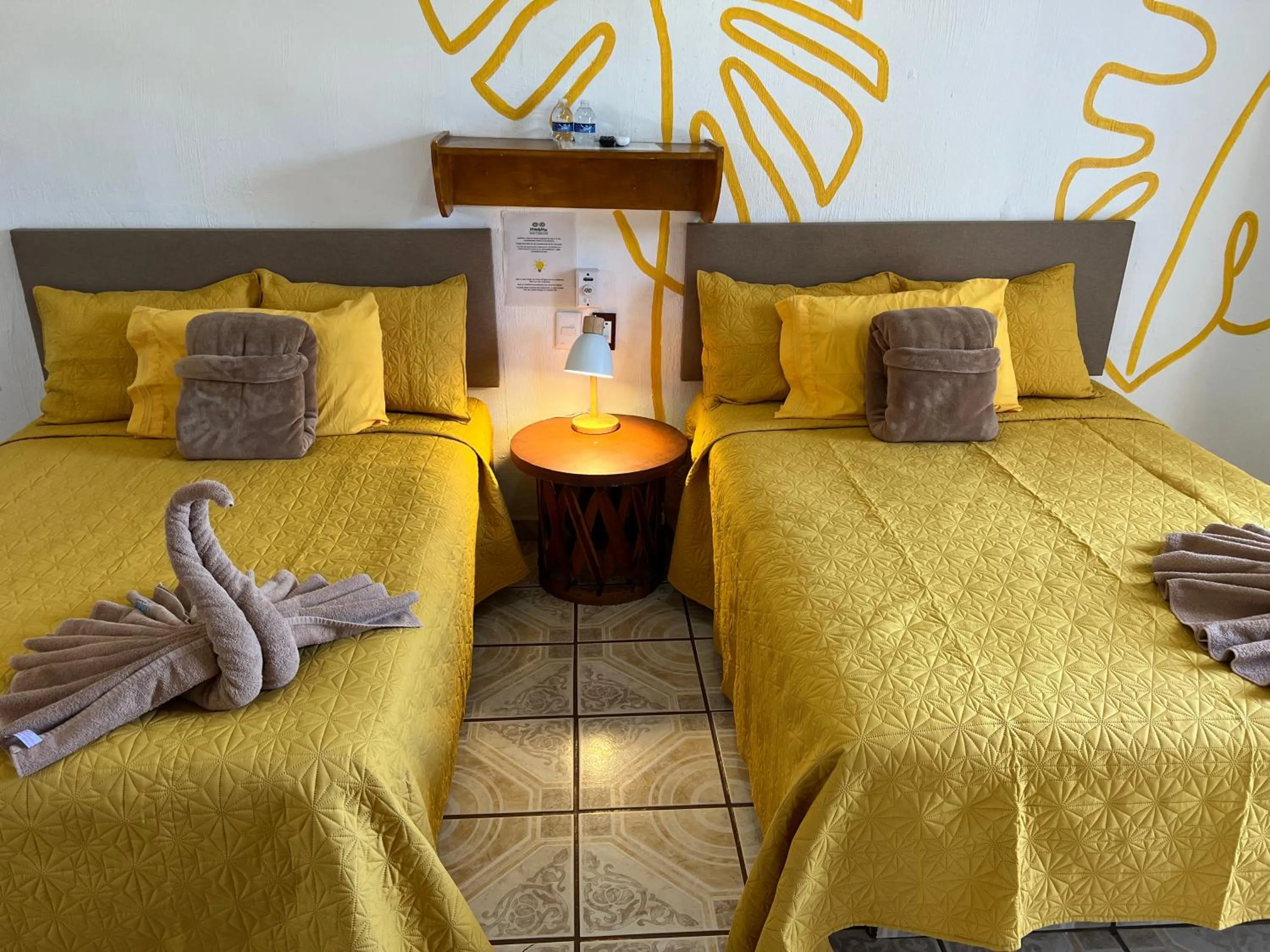 Bed in MonteMar Hotel y Bungalows