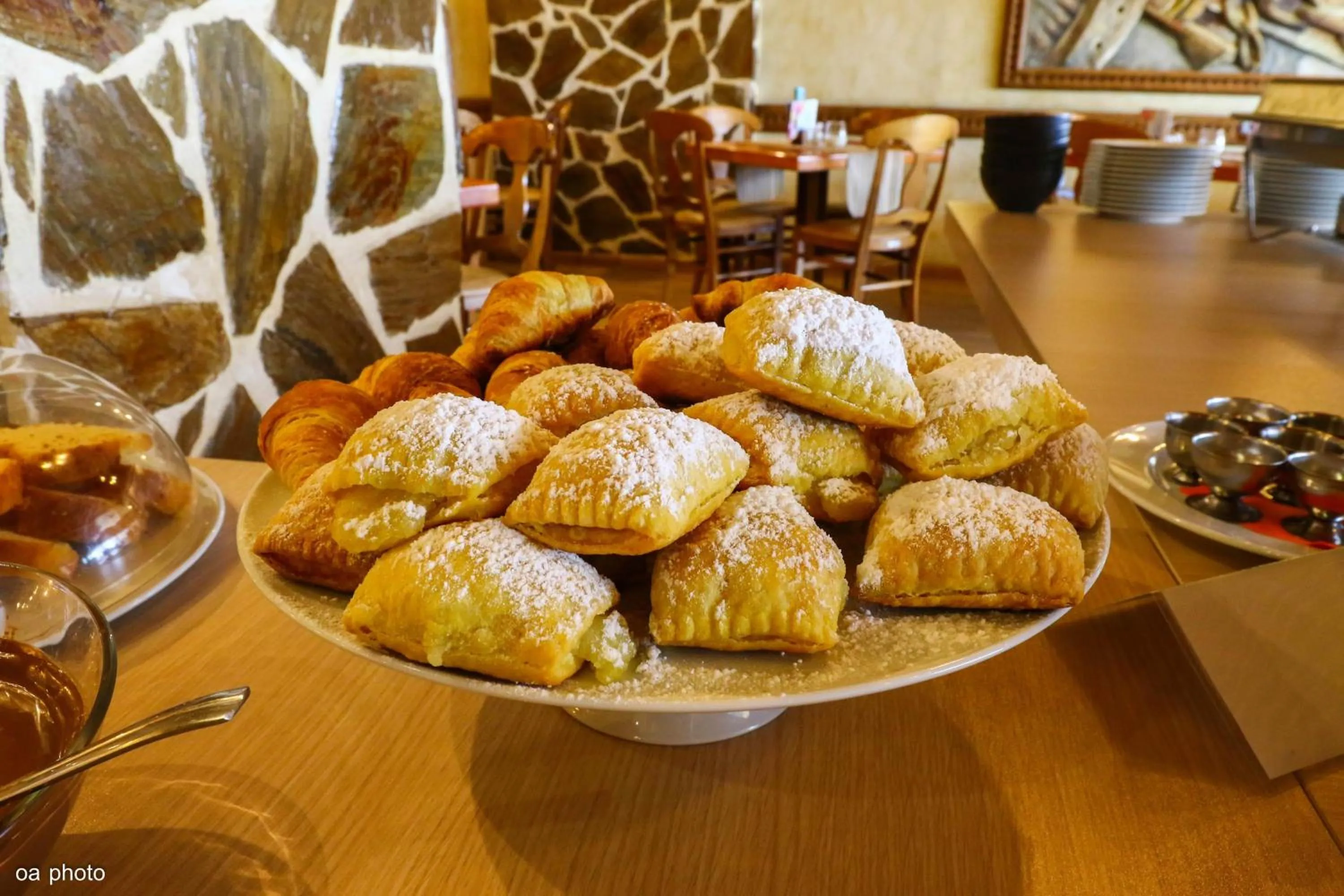 Buffet breakfast in Birais Beach Studios