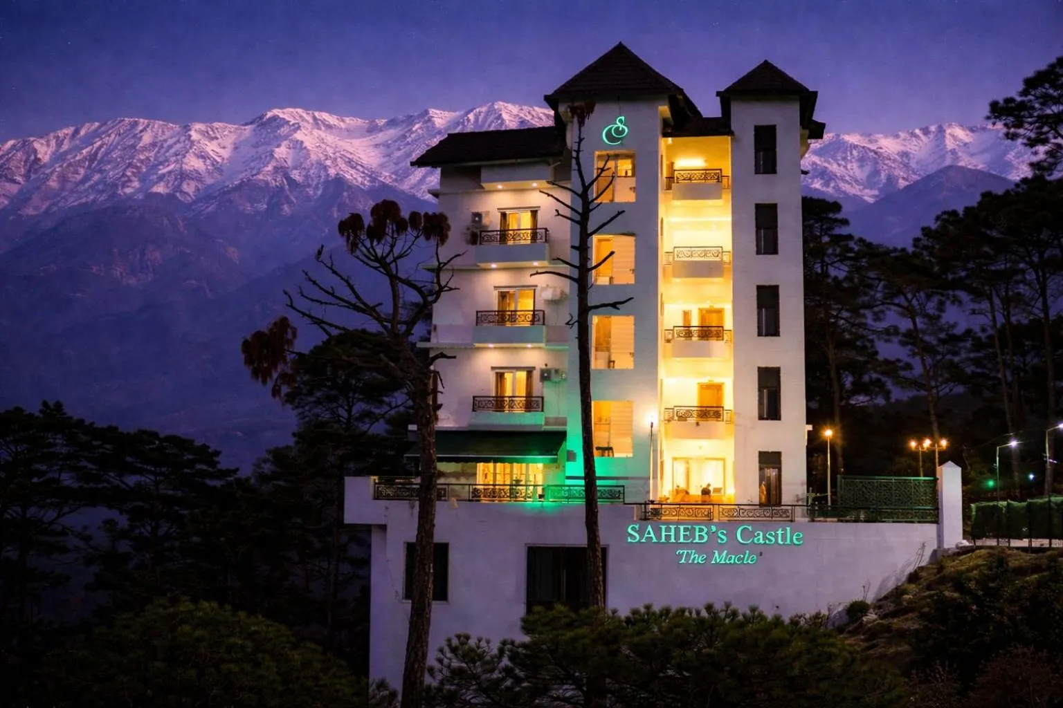 Facade/entrance in Hotel Saheb's Castle - Best Mountain View & Jacuzzi Suites, McLeodganj