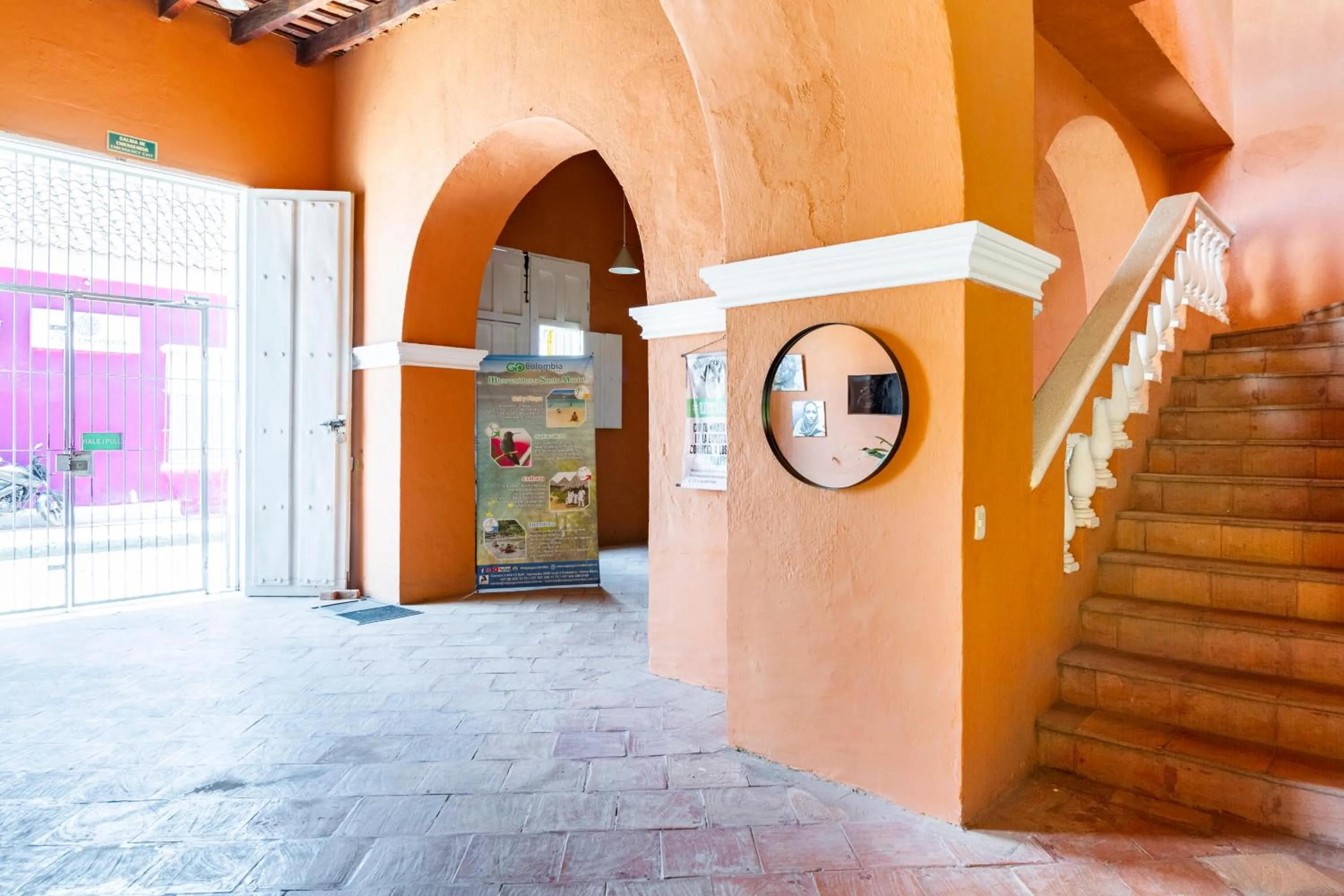 Lobby or reception in Gagaka Rua hostel