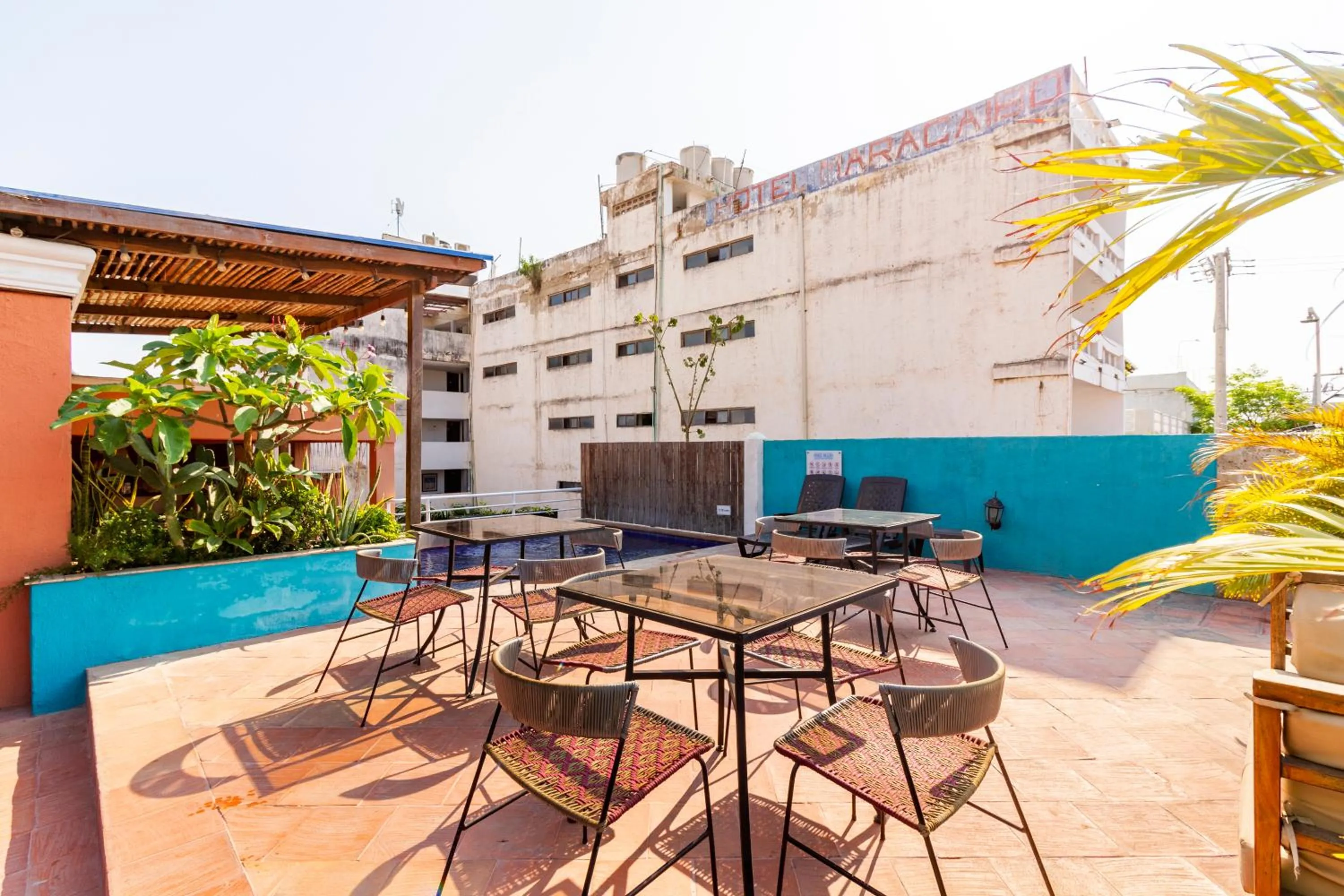 Balcony/Terrace in Gagaka Rua hostel