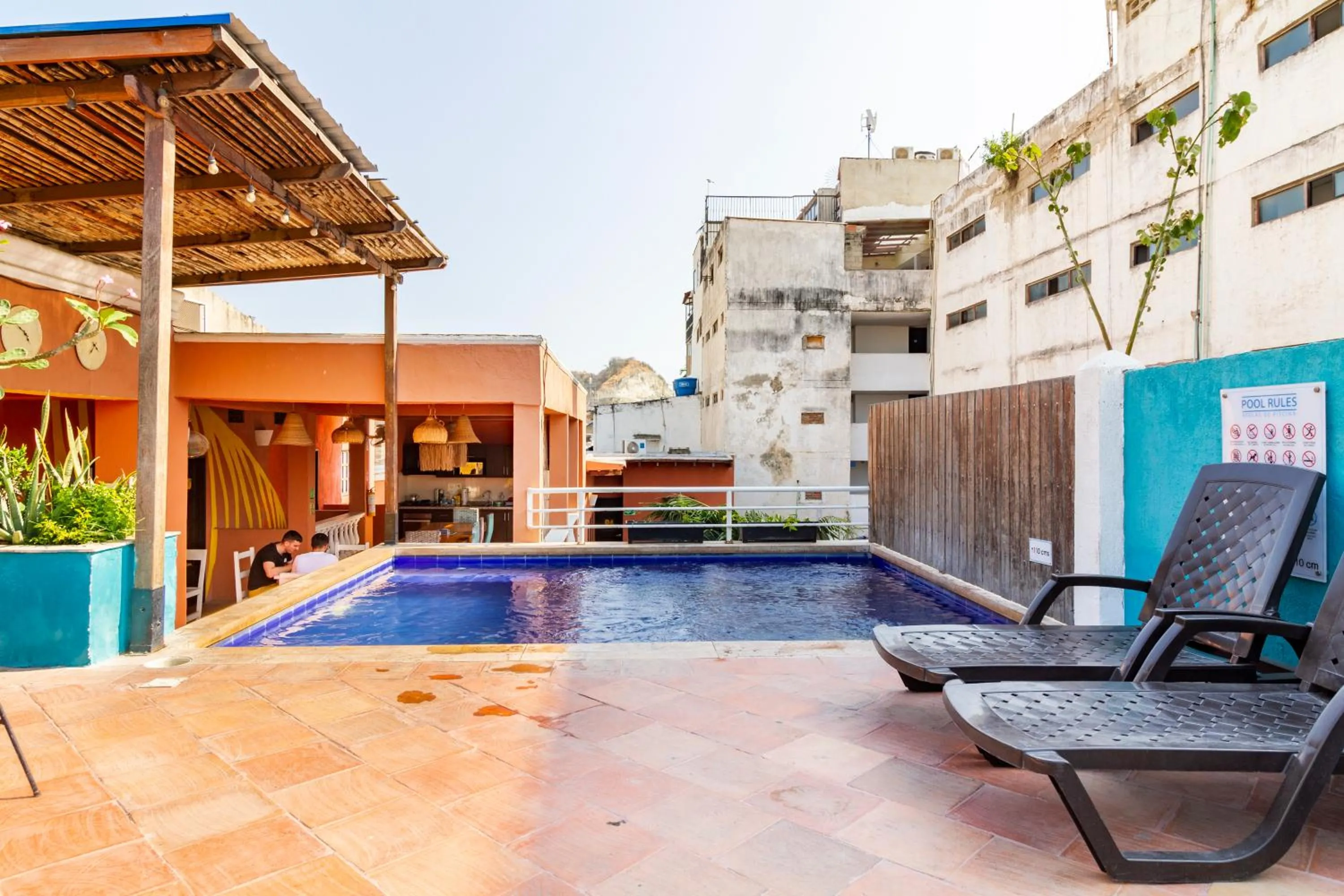 Balcony/Terrace in Gagaka Rua hostel