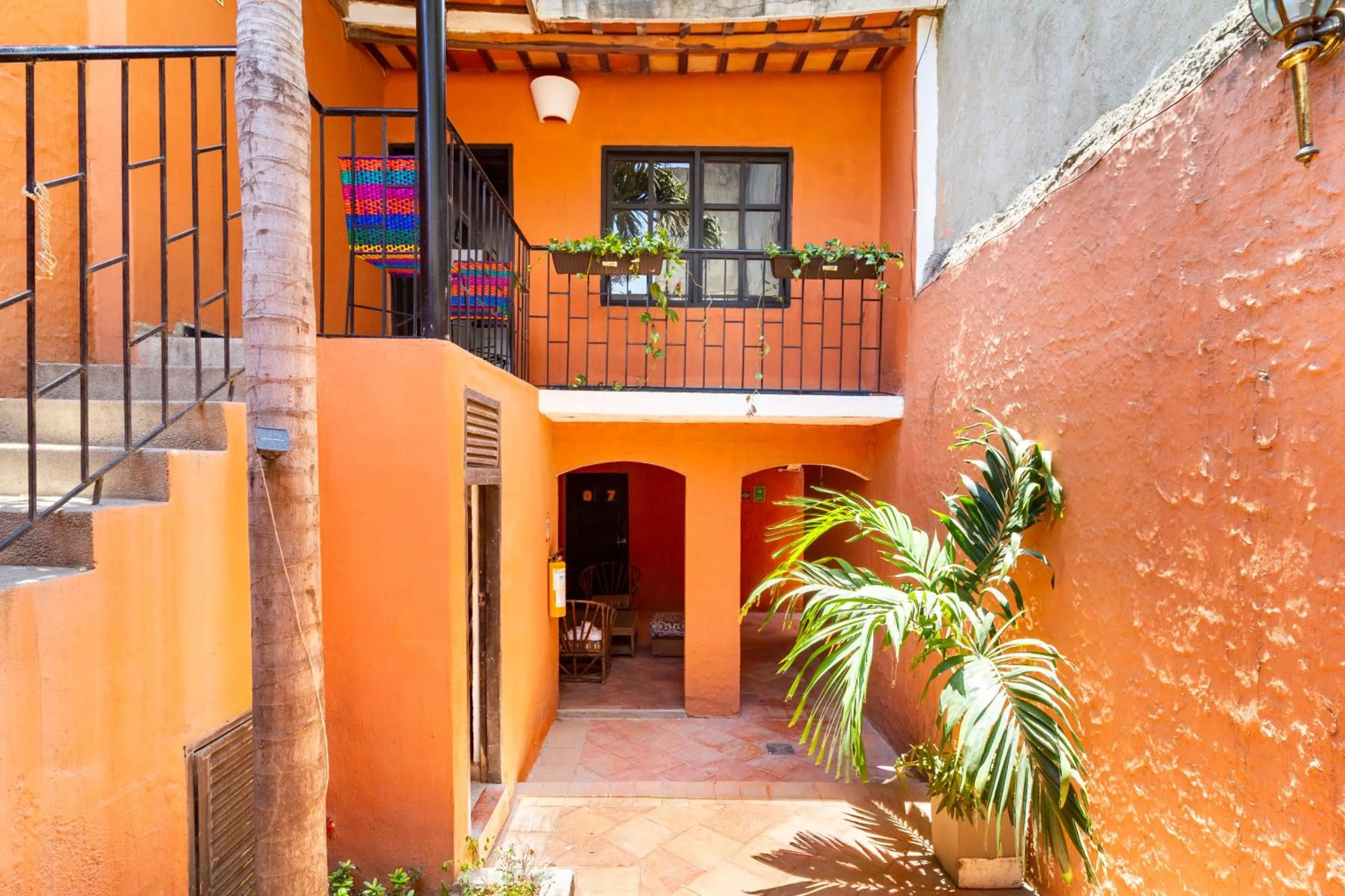 Garden in Gagaka Rua hostel