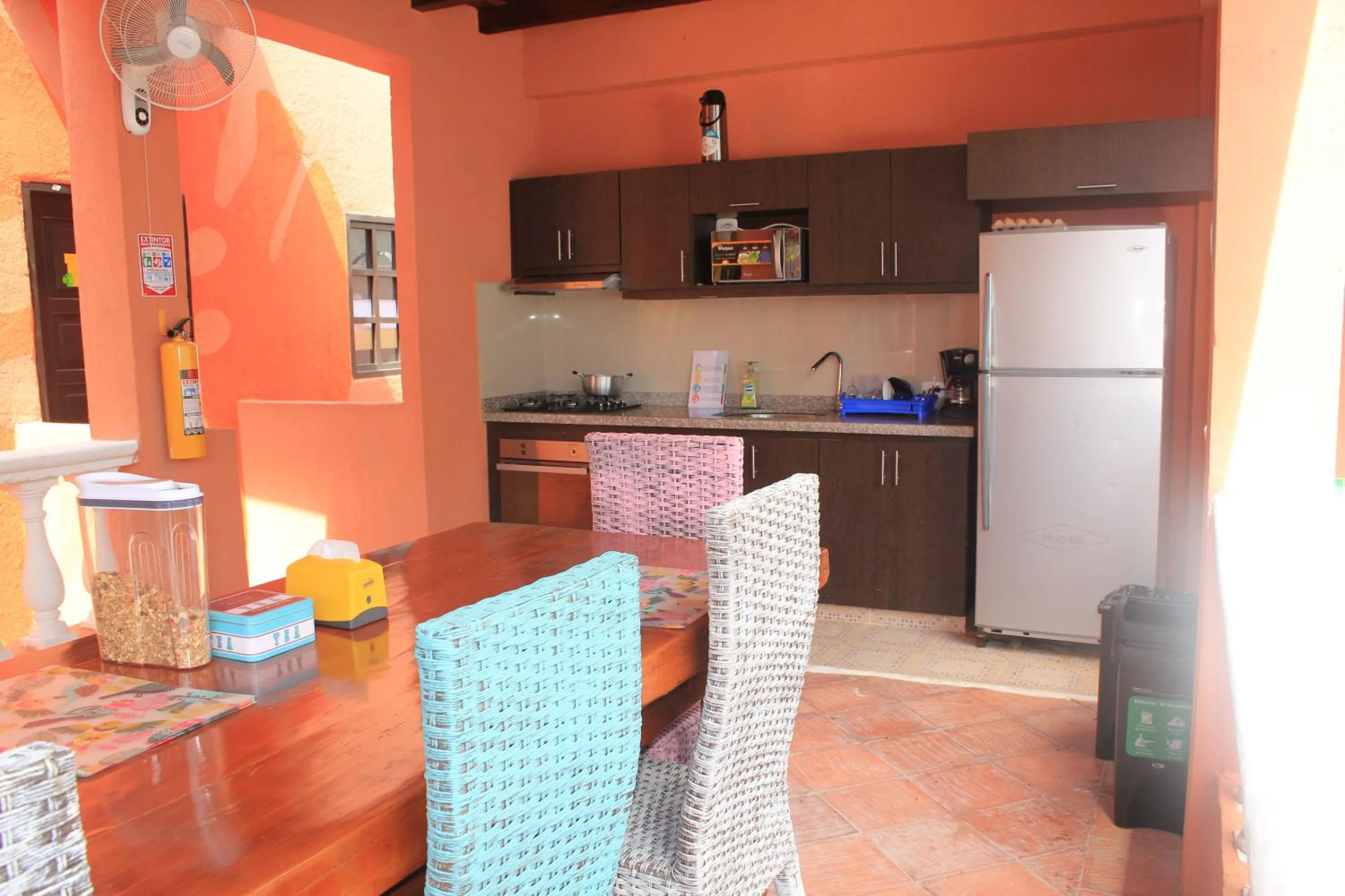 Kitchen or kitchenette in Gagaka Rua hostel