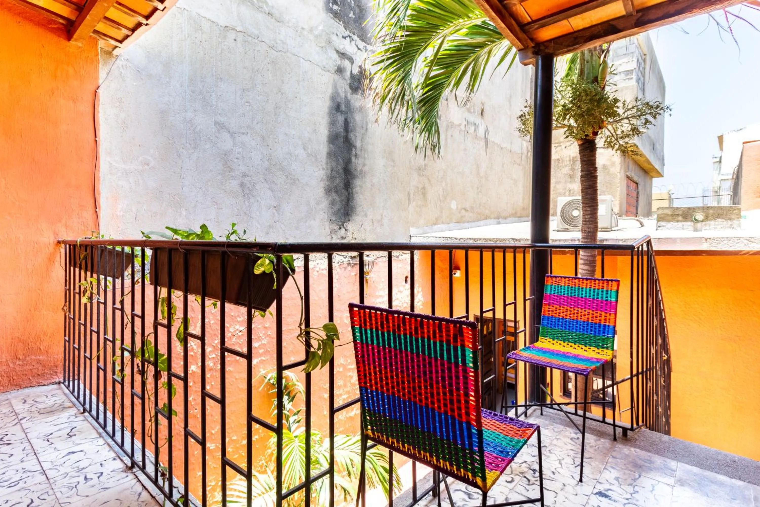 Balcony/Terrace in Gagaka Rua hostel