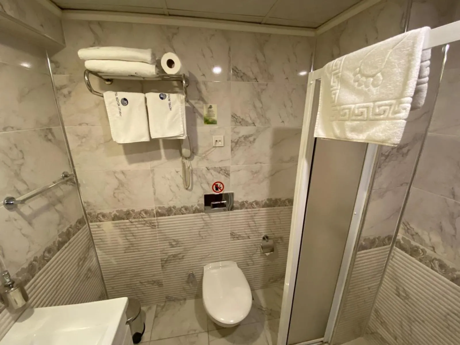 Shower in Hotel Büyük Levent