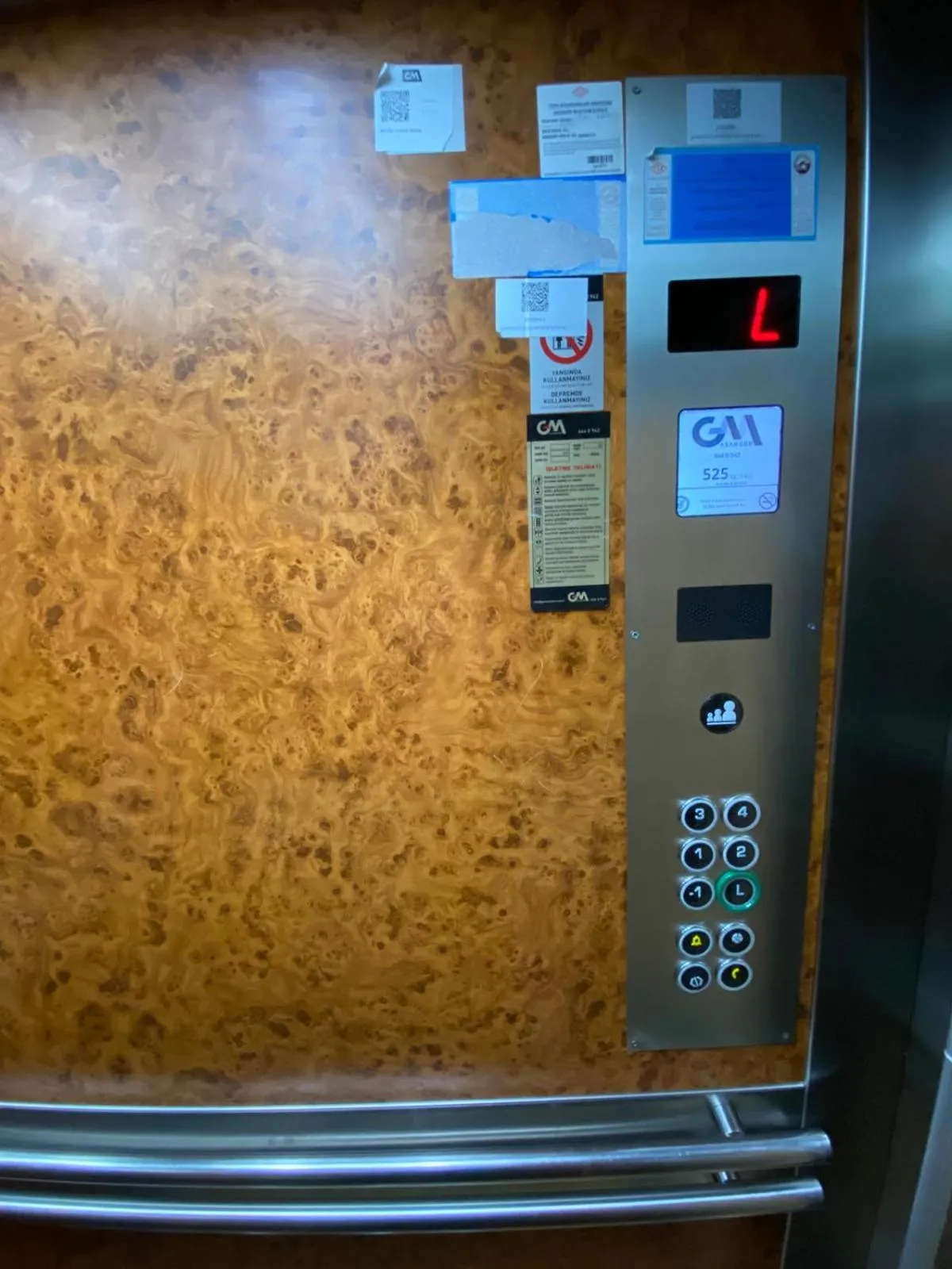 elevator in Hotel Büyük Levent