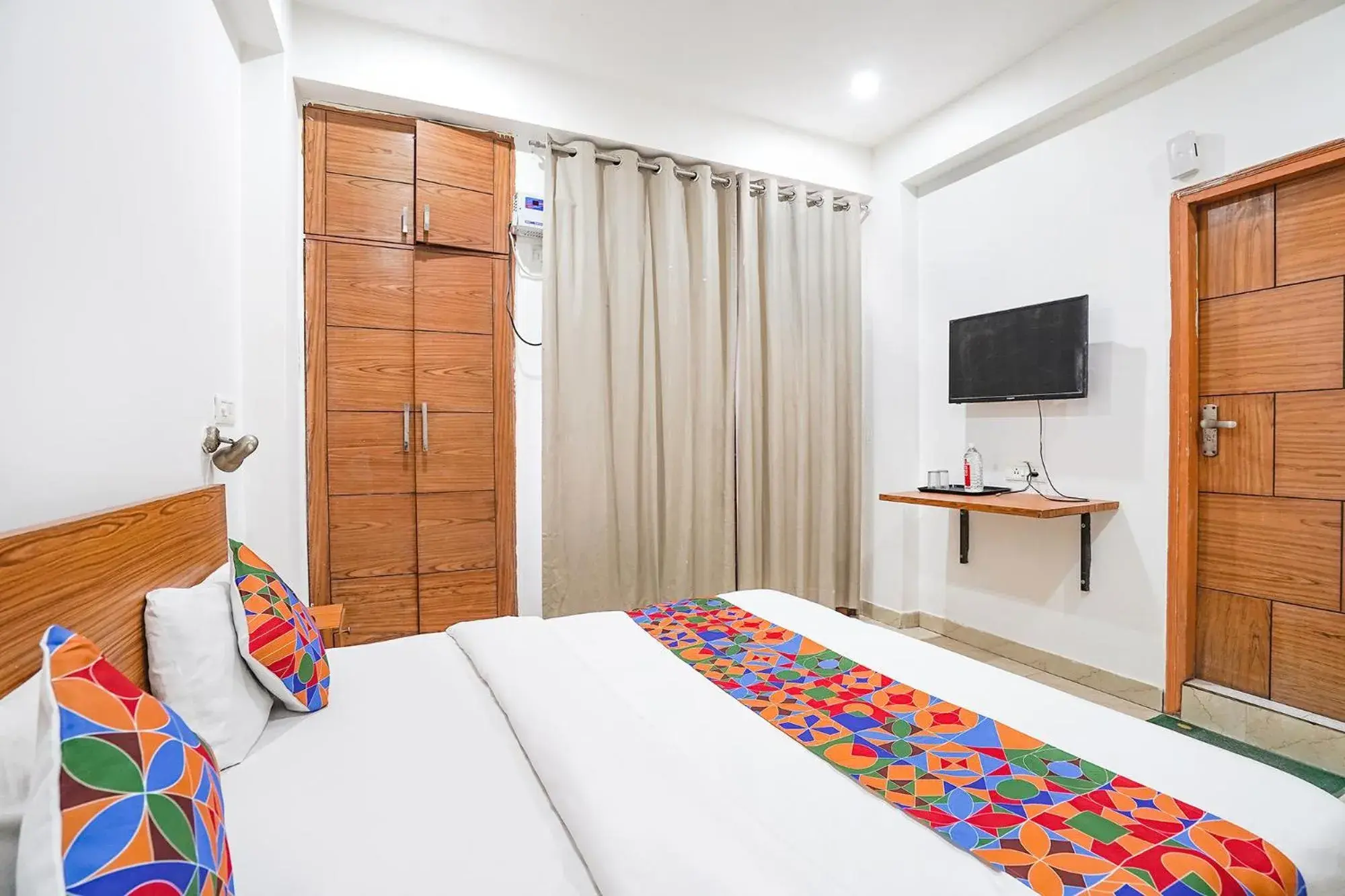 Bed in FabHotel Prime Residency Bed in FabHotel Prime Residency