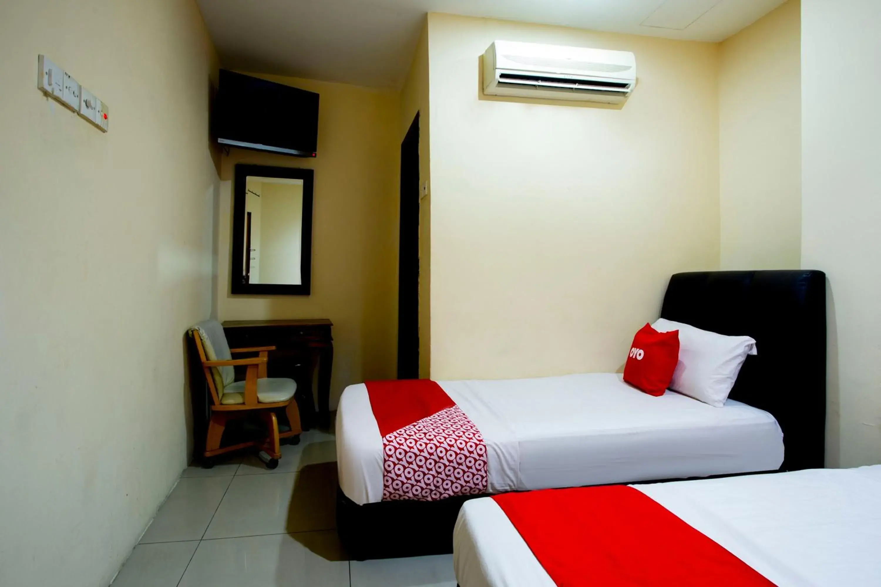 Bed in OYO 90160 Kl City Lodge