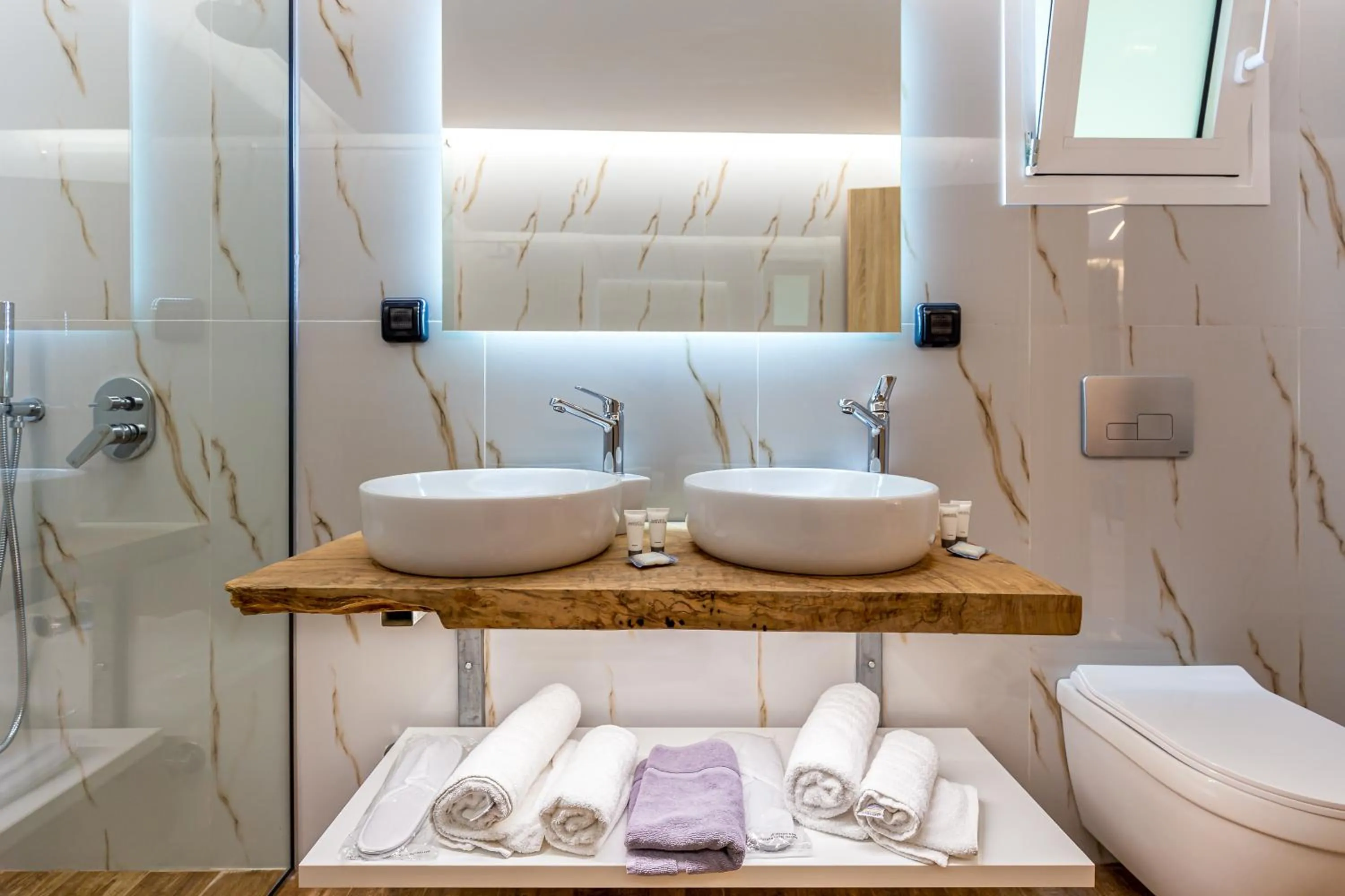 Bathroom in Sirocco Hotel