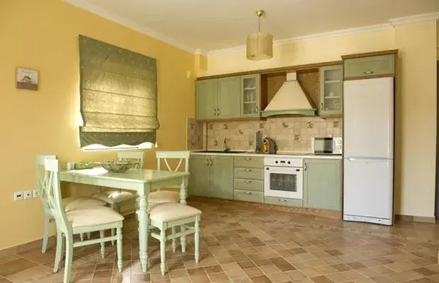 Kitchen or kitchenette in Nautilus Luxury Suites Kitchen or kitchenette in Nautilus Luxury Suites