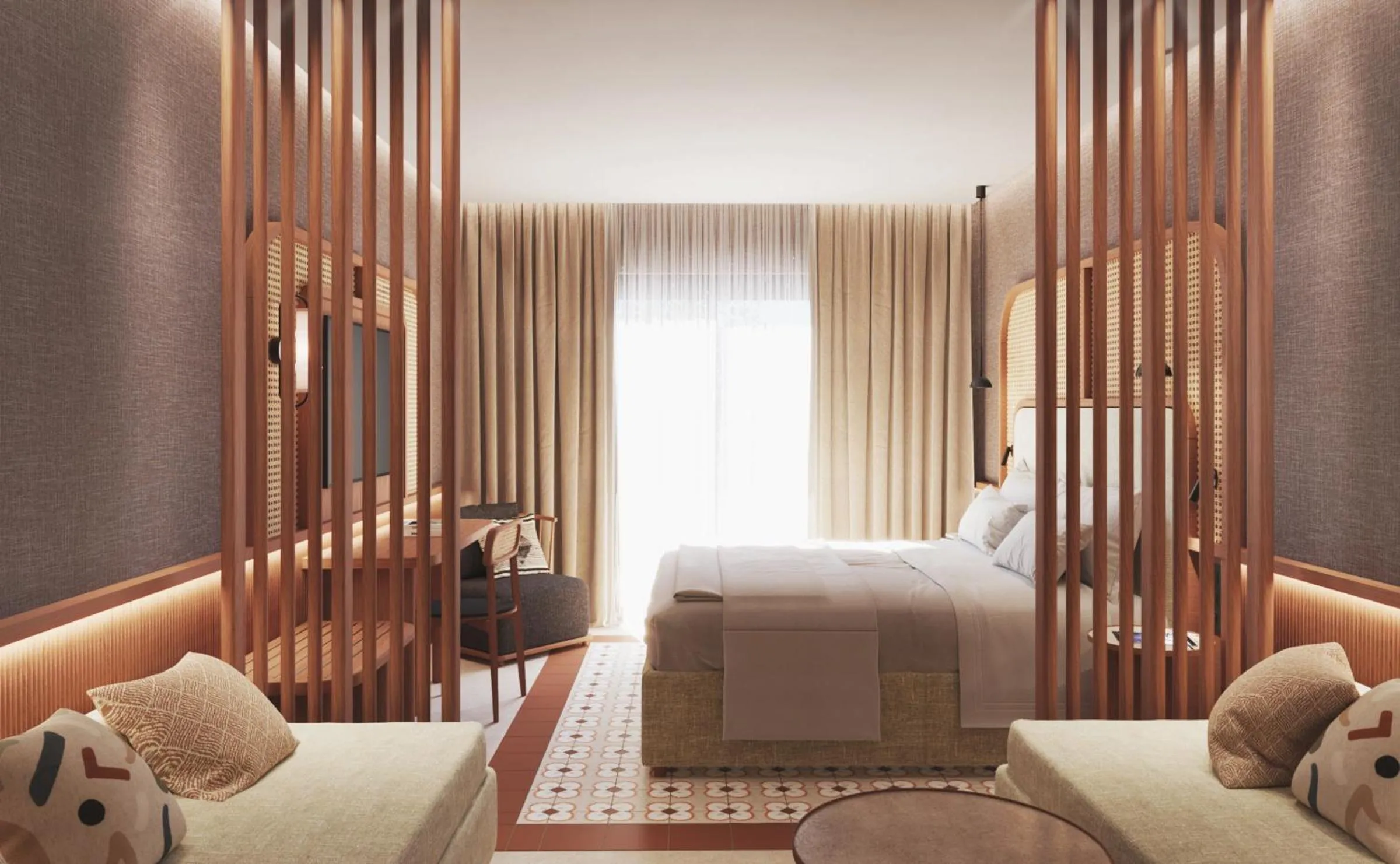 Bedroom, Bed in SENTIDO Apollo Palace