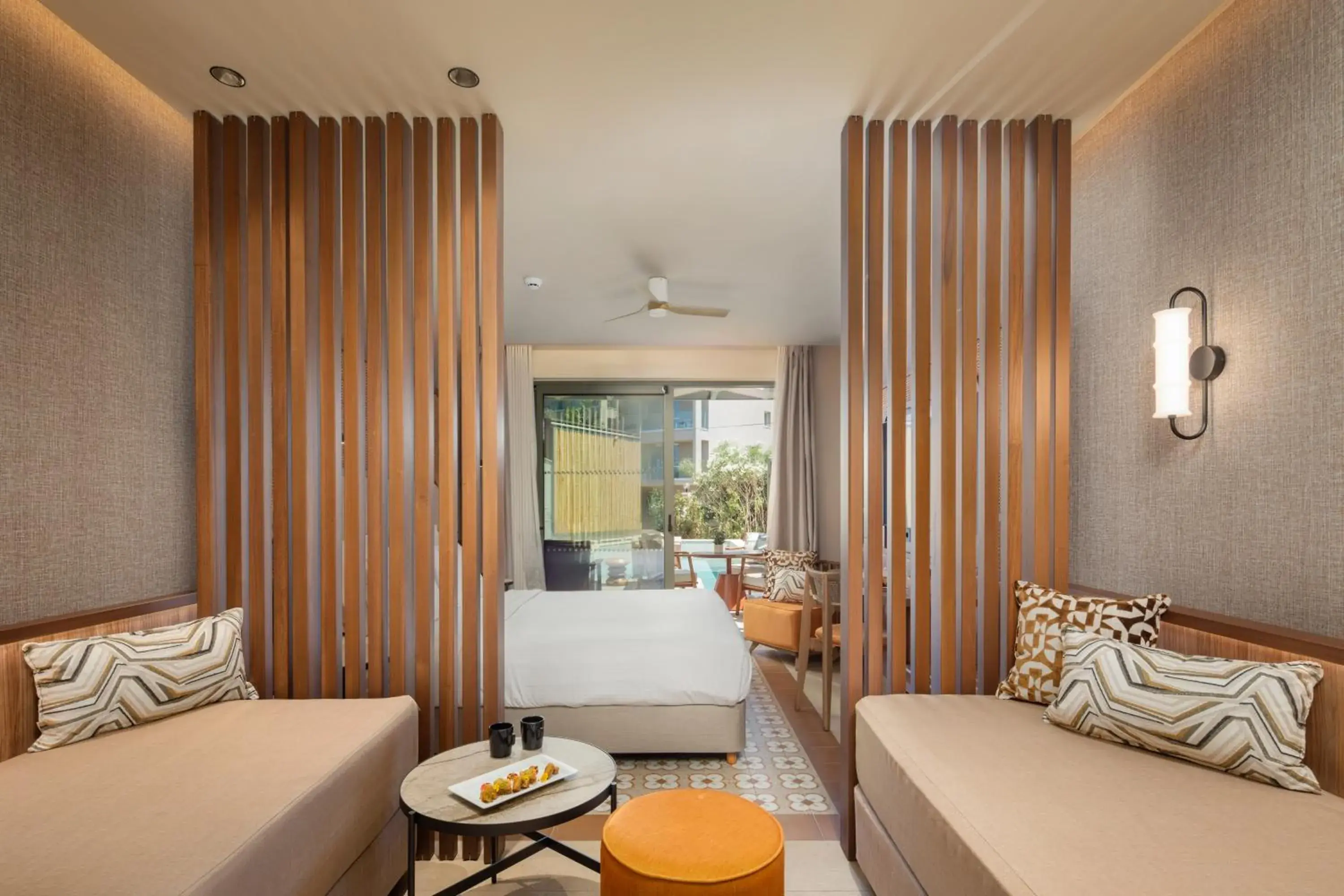 Living room in SENTIDO Apollo Palace Living room in SENTIDO Apollo Palace