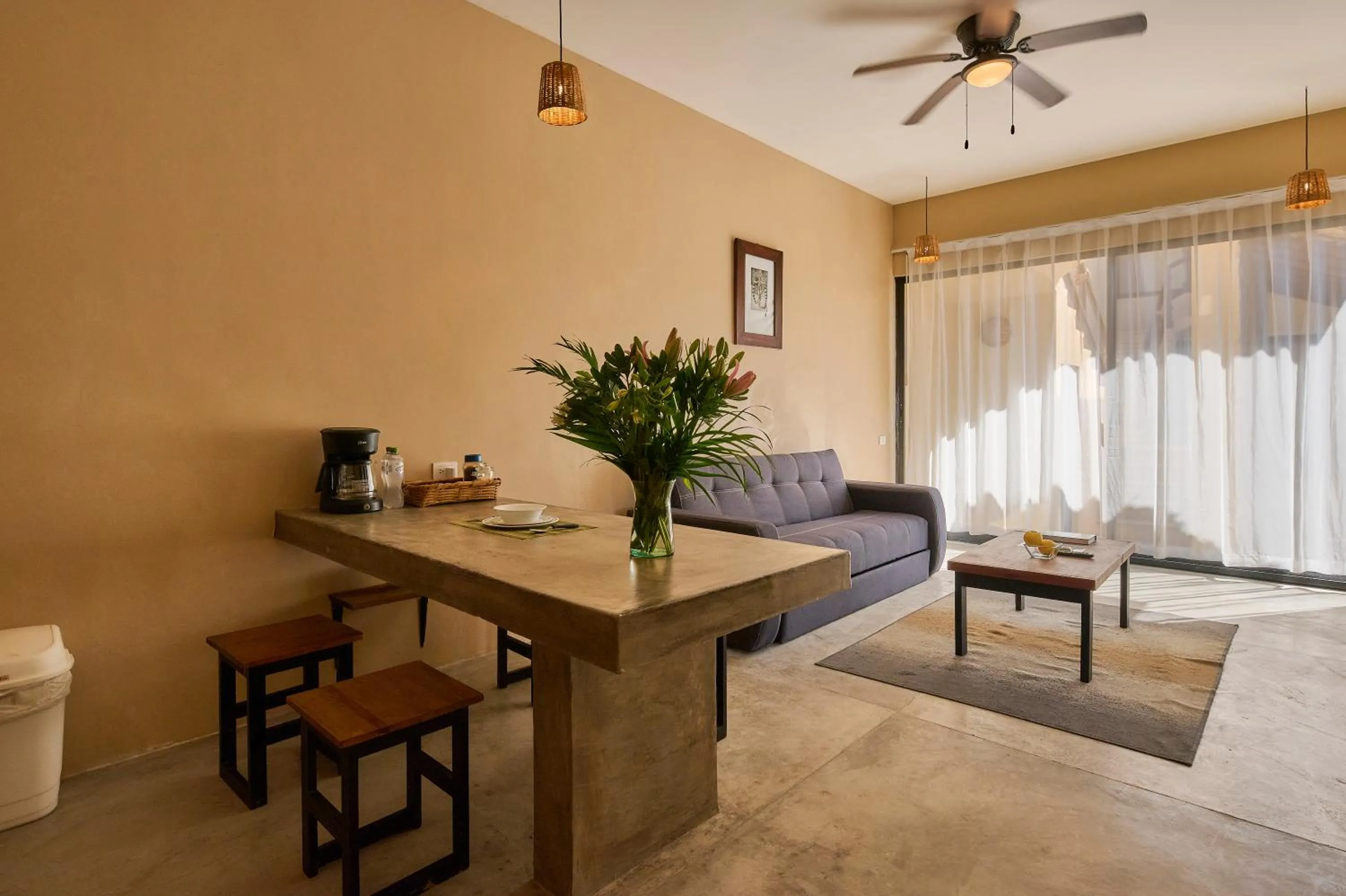 Living room in Lya Beach House