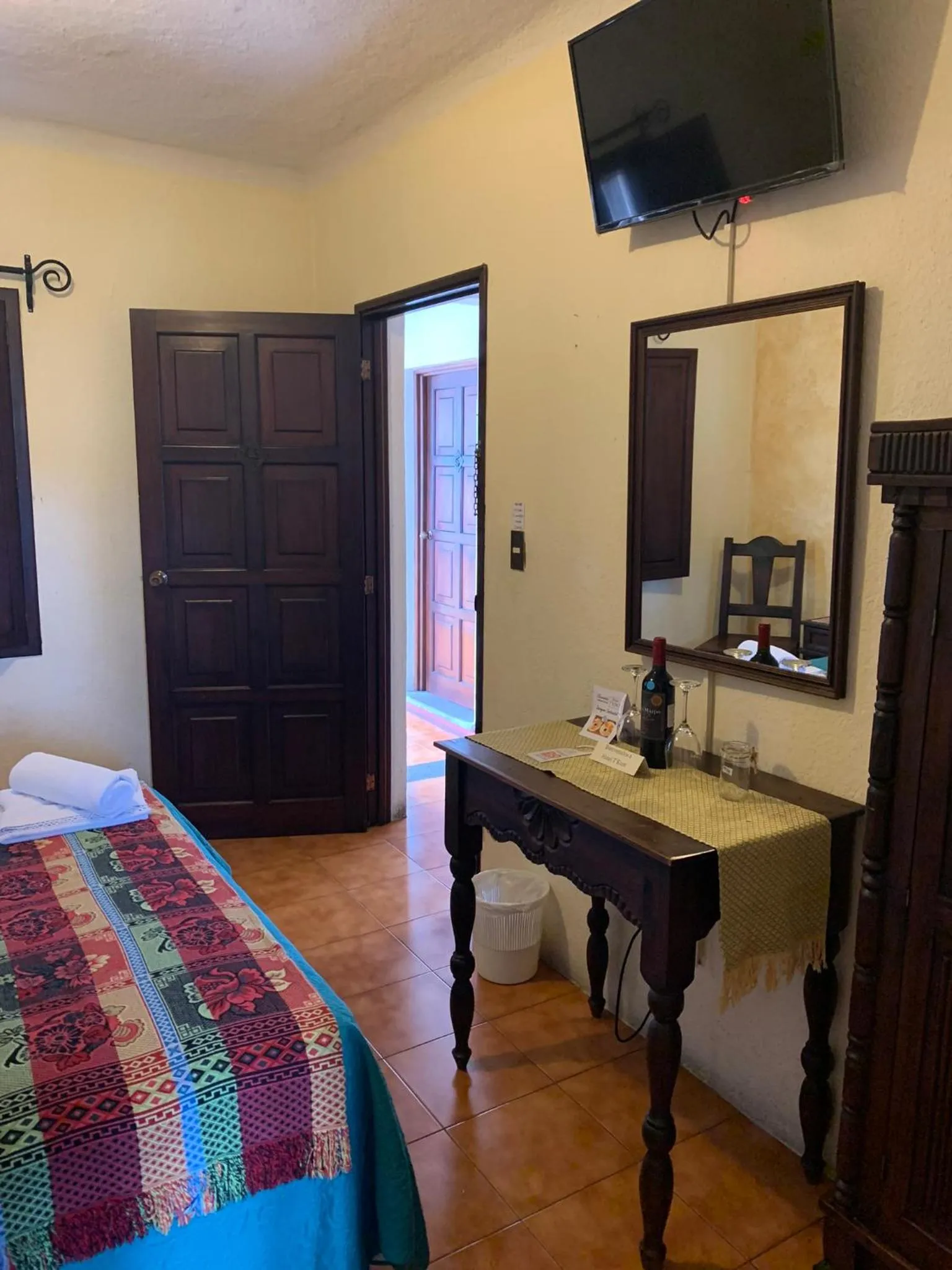 TV and multimedia, Bed in Hotel Casa Anturio