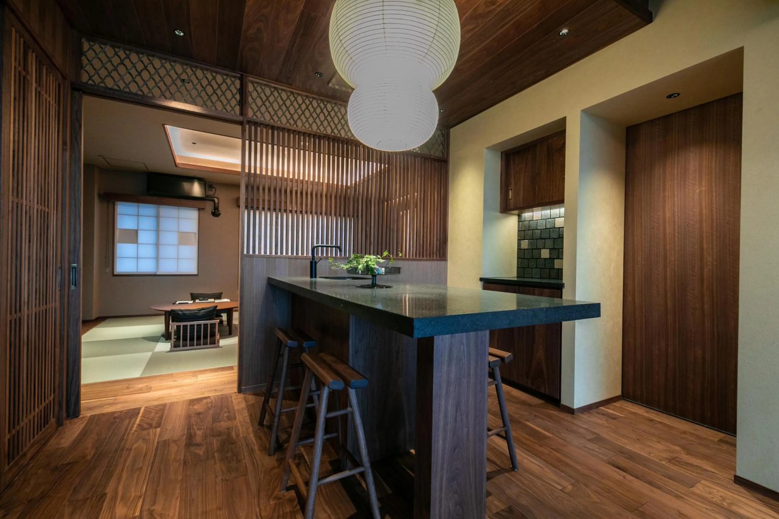 Dining area in Saigakukan