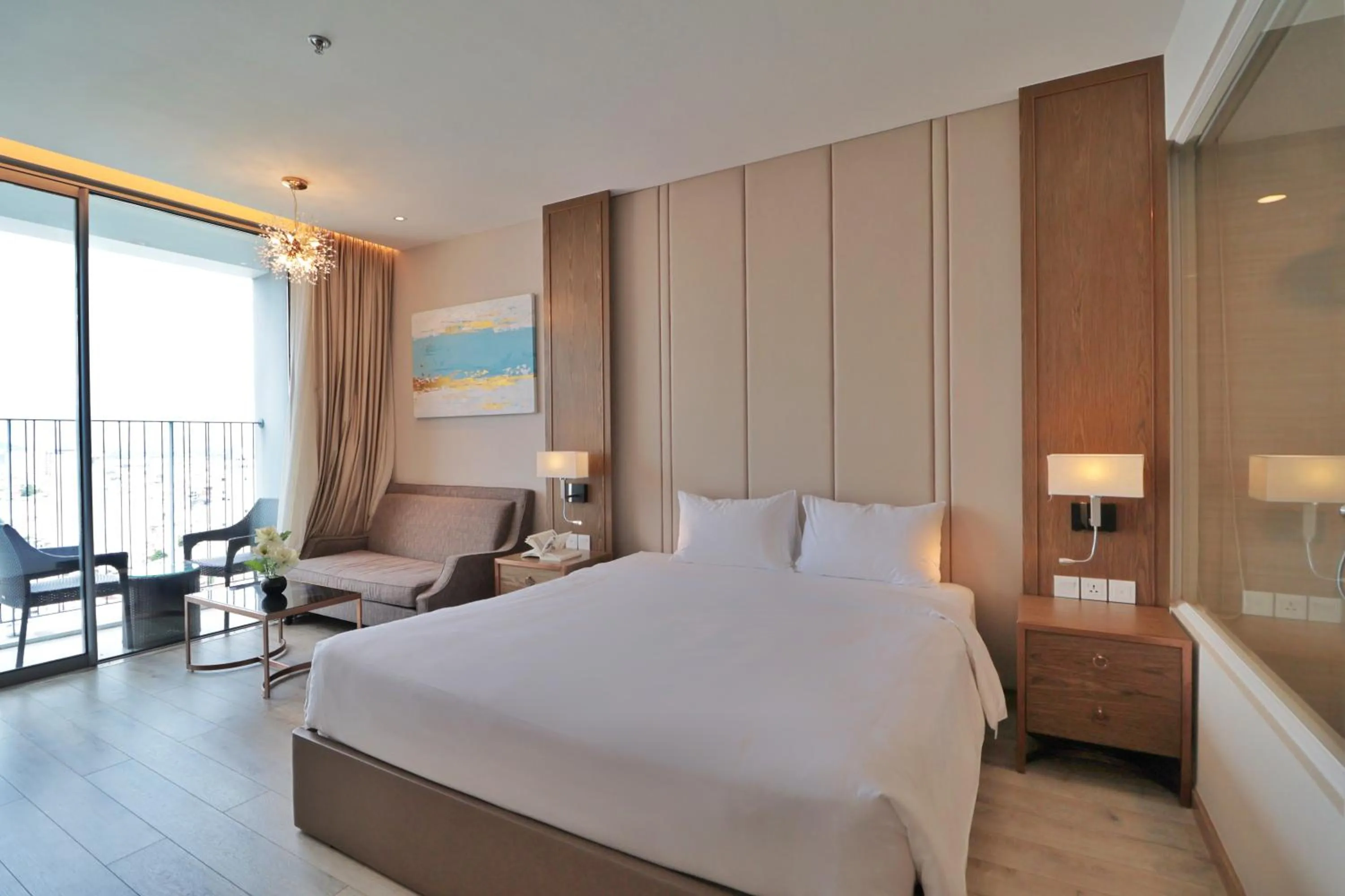 Bed in Wise Stay Panorama Condotel